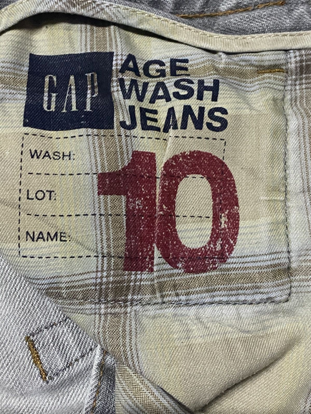 Gap Vintage Gap Denim Grey Distressed Slim Fit Jeans Size US 30 / EU 46 - 16 Thumbnail