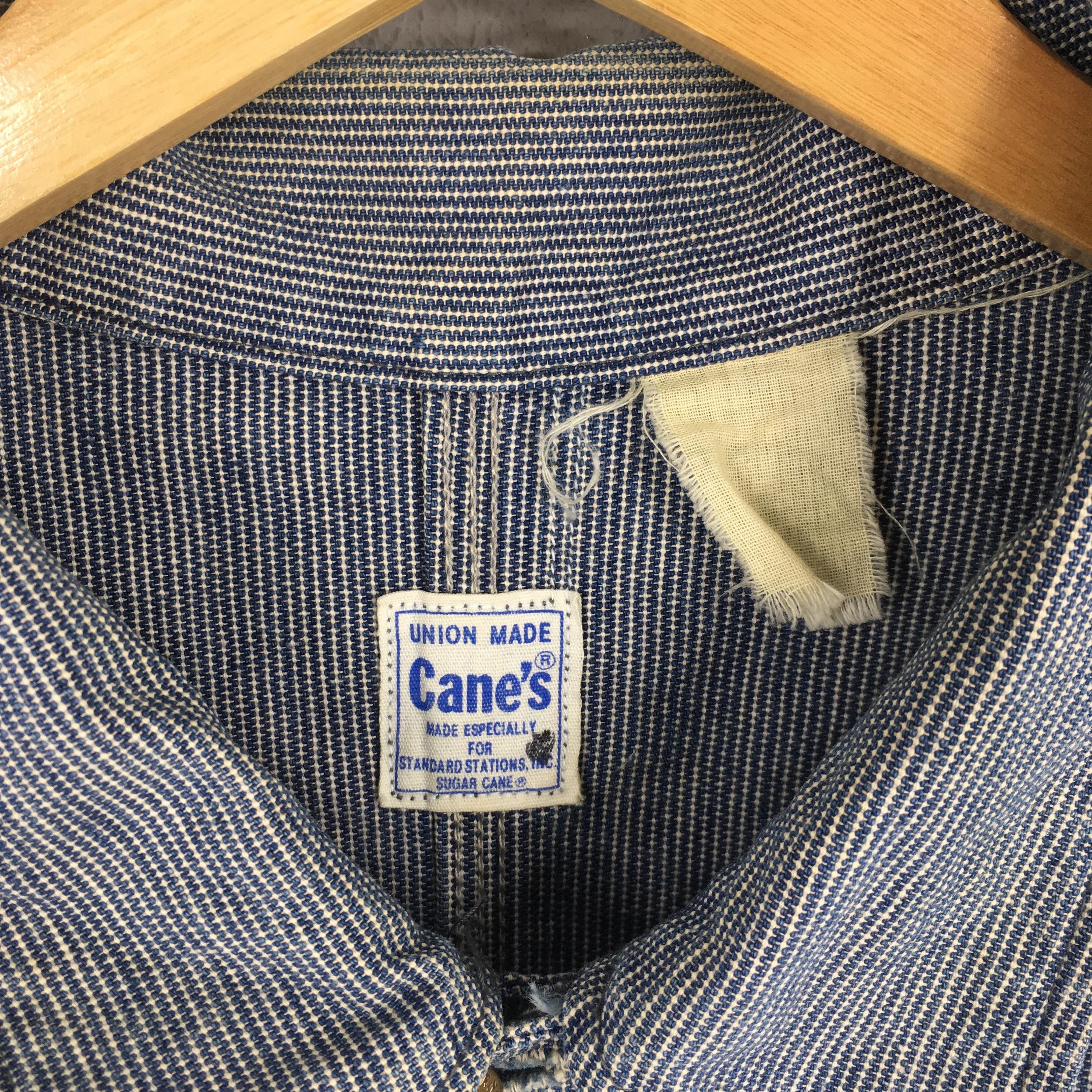 Sugar Cane Vintage 90s Sugar Cane Hickory Stripes Chore Jacket Large Size US L / EU 52-54 / 3 - 6 Thumbnail
