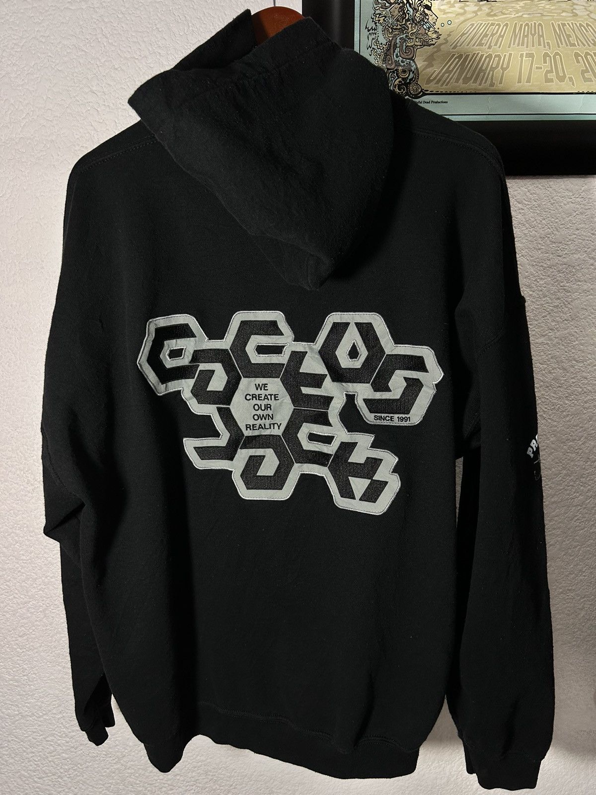 image of Travis Scott Jack Boys Reality Hoodie in Black, Men's (Size Large)