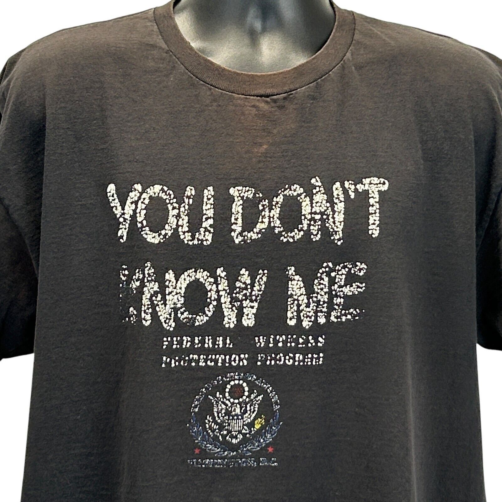 Delta Vintage Y2Ks Federal Witness Protection Program T Shirt XL Size US XL / EU 56 / 4 - 1 Thumbnail