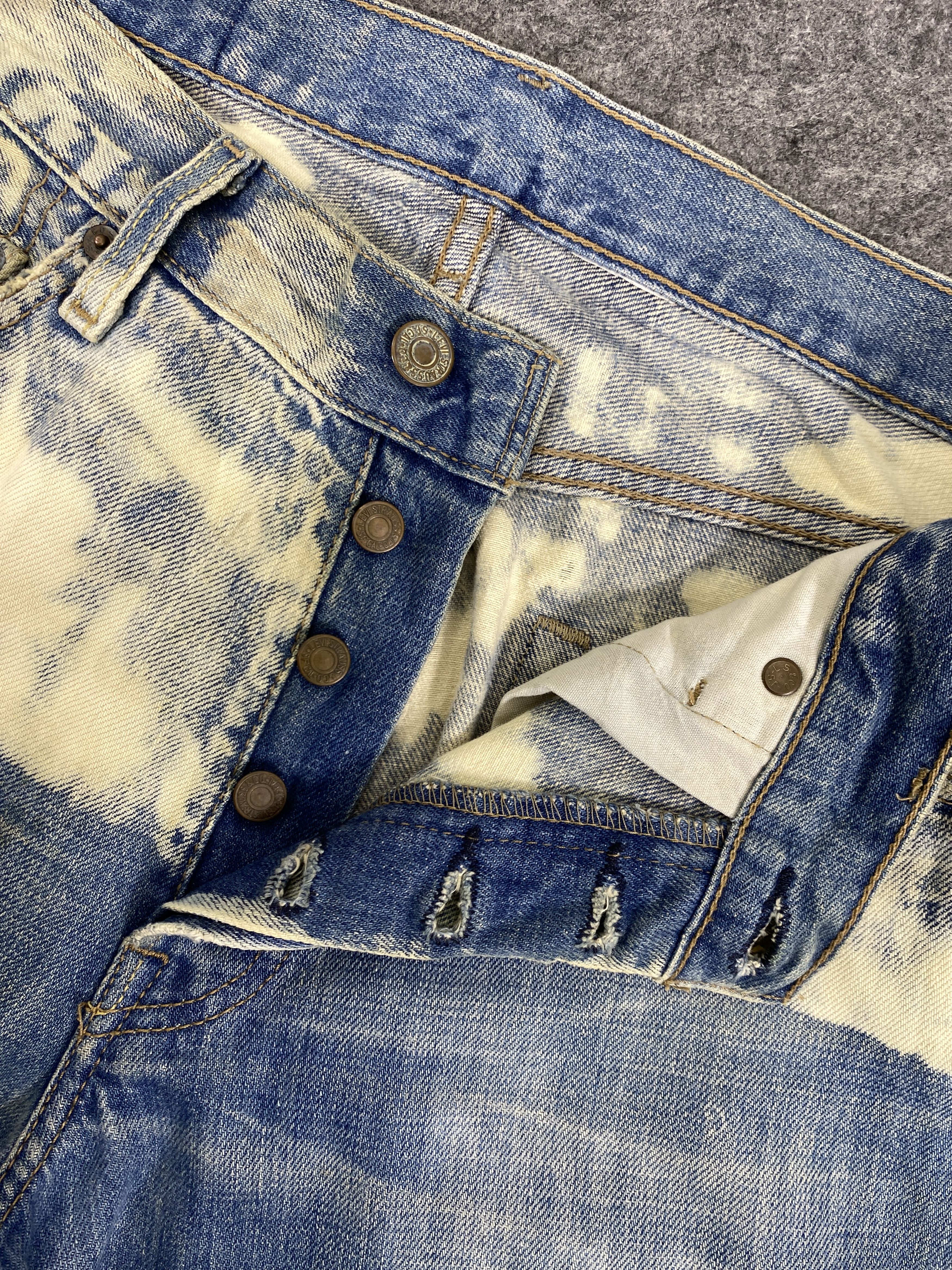 Levi's Faded Blue Vintage Levis 501 Jeans 32x26.5- JN3111 Size US 32 / EU 48 - 6 Thumbnail