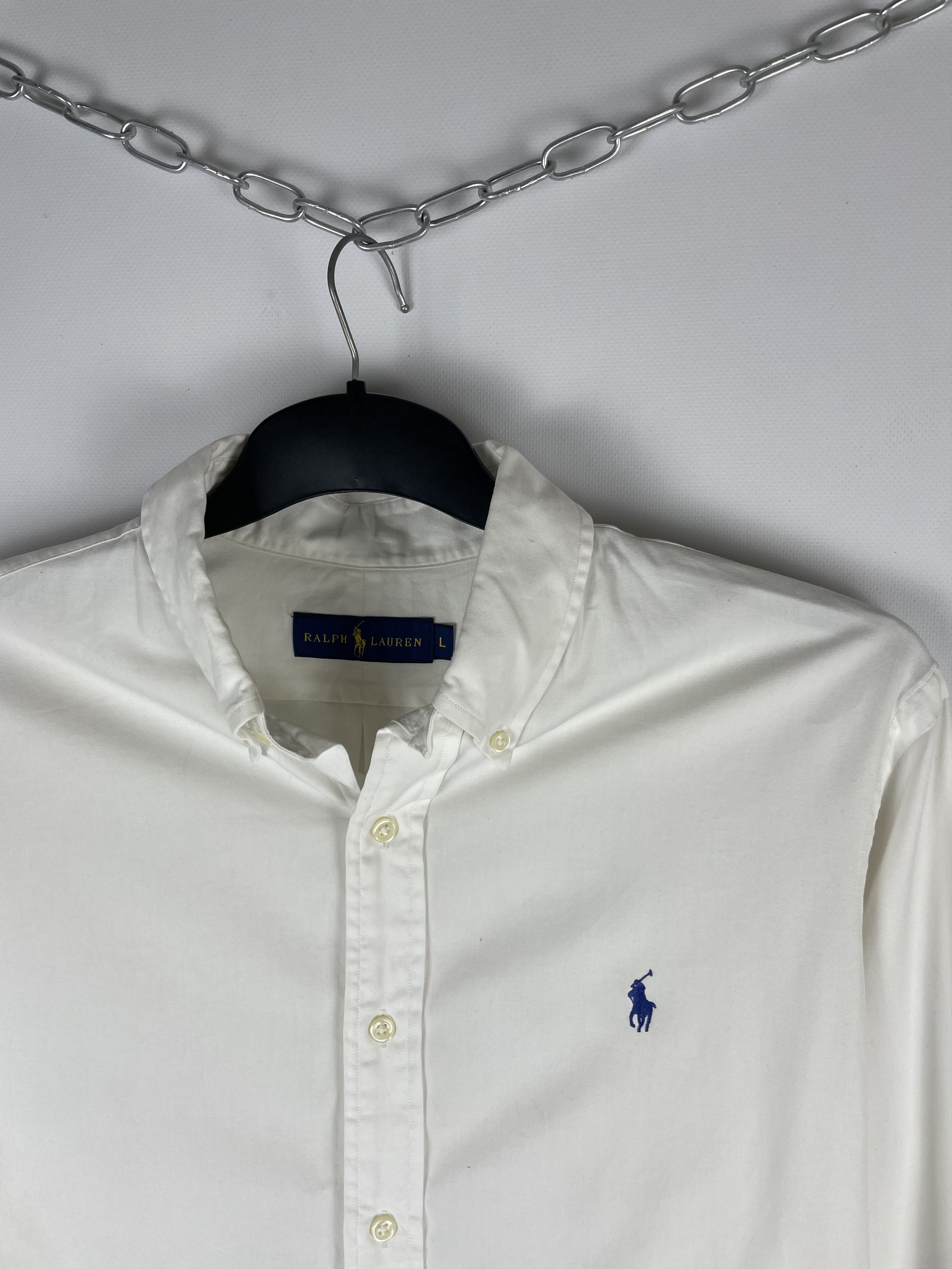 Polo Ralph Lauren × Vintage Polo Ralph Lauren Vintage Mens Shirt Size US L / EU 52-54 / 3 - 3 Thumbnail