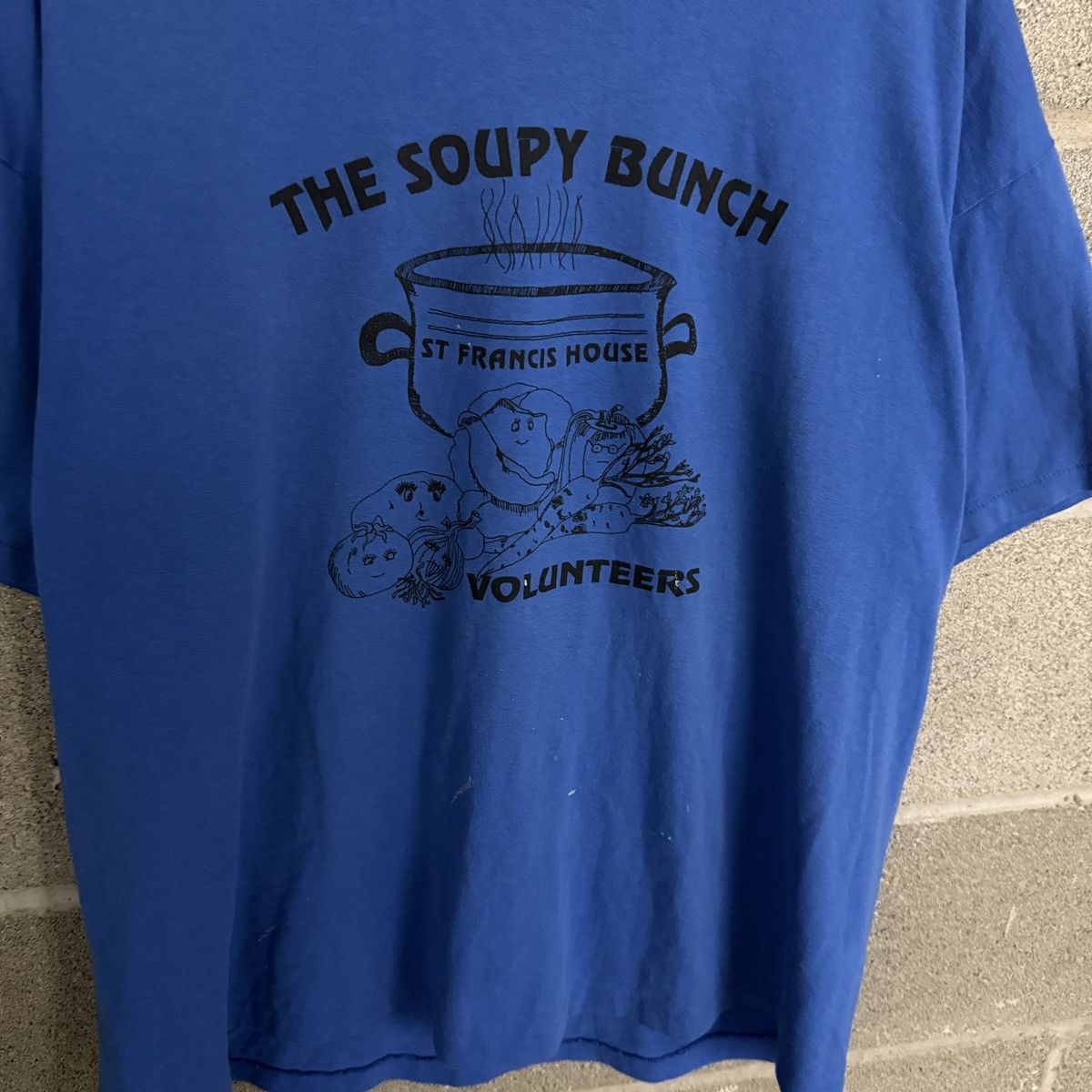 Hanes Vintage Hanes The Soupy Bunch Volunteers Blue Tee Men's XL Size US XL / EU 56 / 4 - 3 Thumbnail