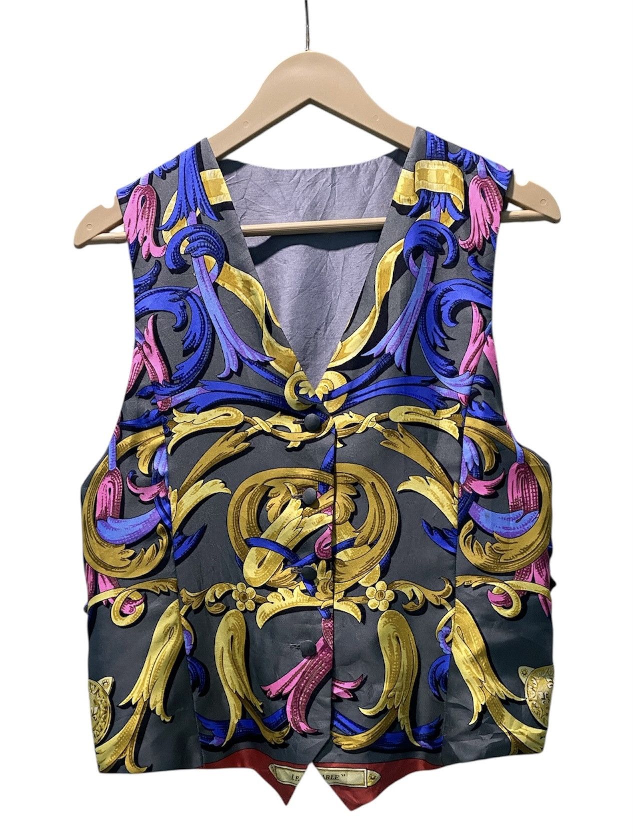 Hermes Vintage Hermès Silk Waistcoat Baroque Size S / US 4 / IT 40 - 1 Thumbnail