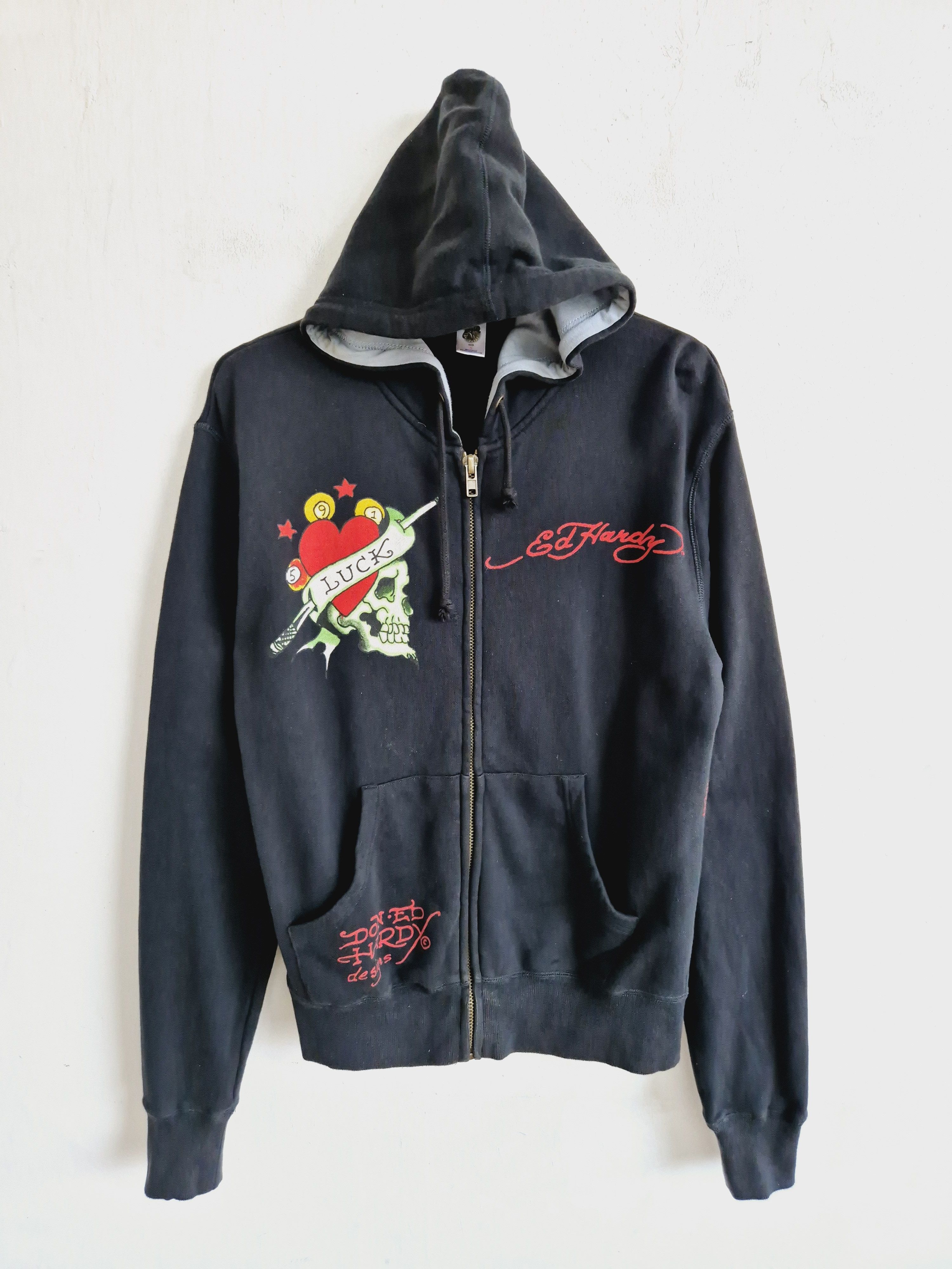 Christian Audigier × Ed Hardy Ed Hardy x Christian Audiger Hoodie Zipper Sweatshirt Size US S / EU 44-46 / 1 - 1 Thumbnail