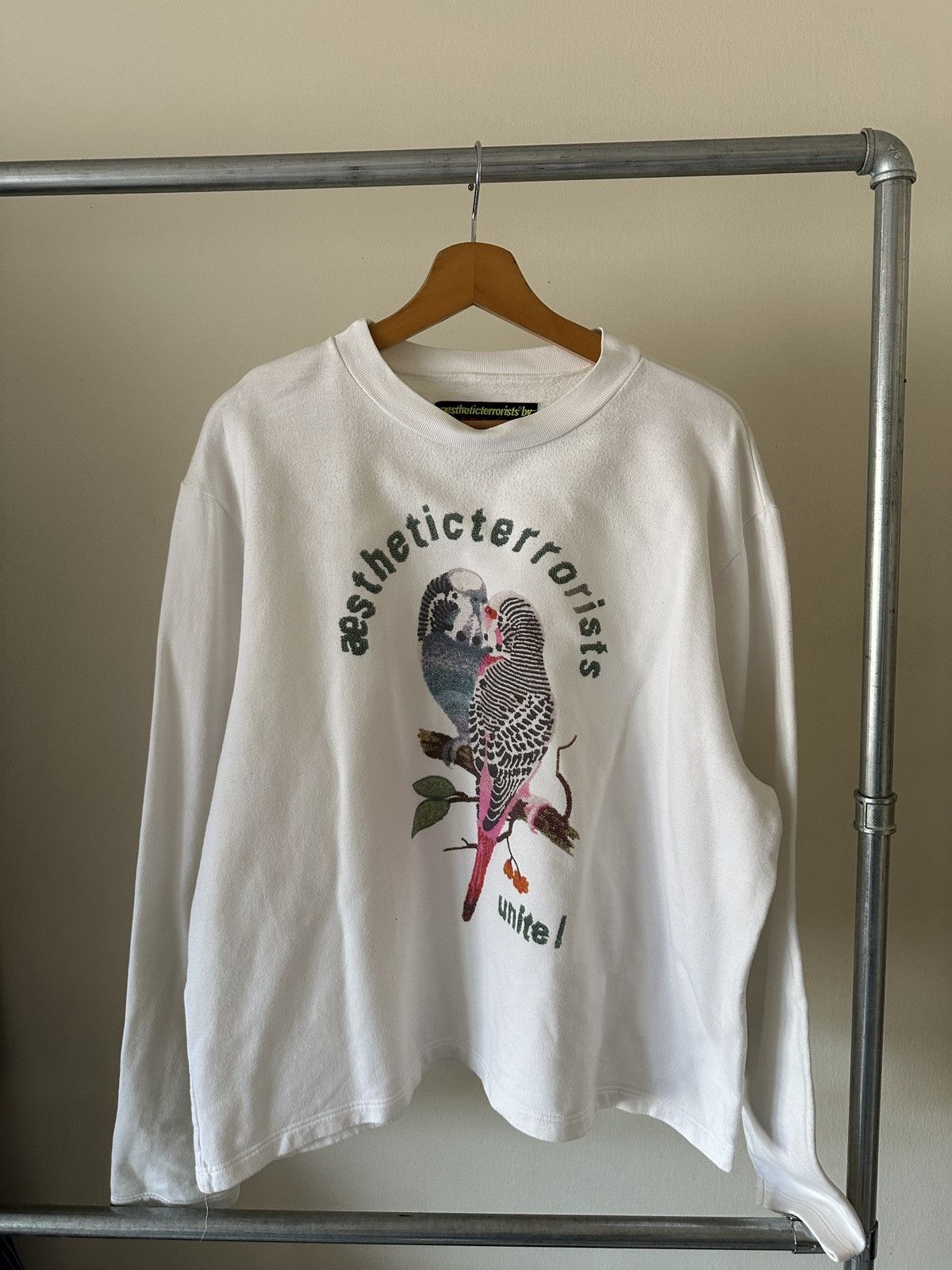 Walter Van Beirendonck 2000s walter Aesthetic Terrorists Unite sweatshirt Size US XL / EU 56 / 4 - 3 Thumbnail
