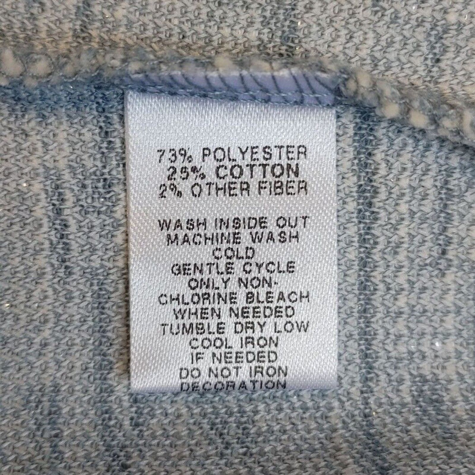 Other Loft Outlet Women's Gray Thick Rolled Cuff T-shirt Blouse LG Size L / US 10 / IT 46 - 4 Thumbnail