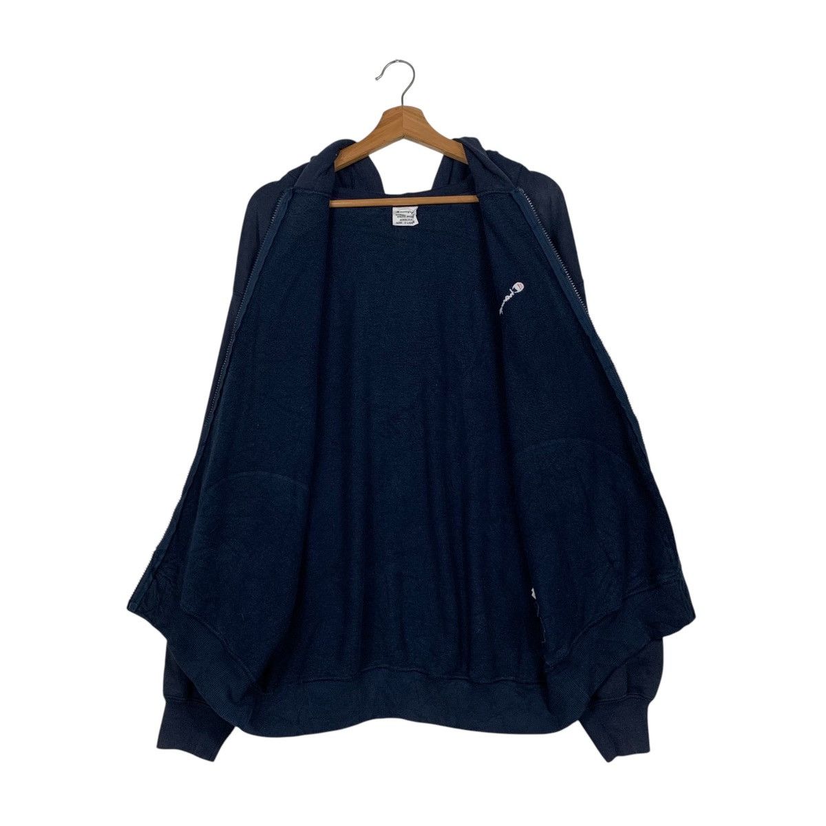 Champion CHAMPION Navy Blue Zipper Hoodies Sweatshirt #1724-C76 Size US XXL / EU 58 / 5 - 13 Thumbnail