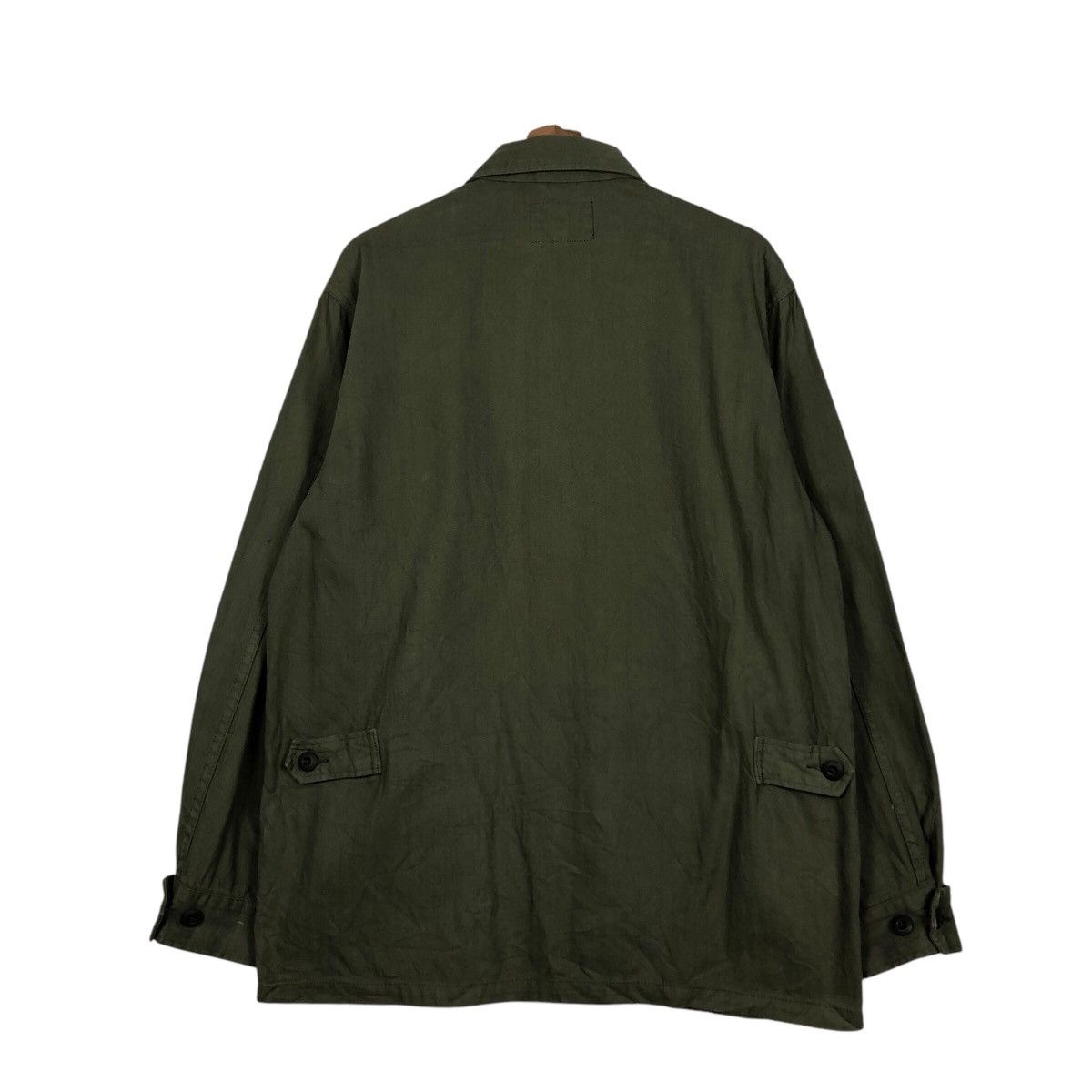 Other 📌Vintage Chore Worker Military Jacket Houston Multi Pockets Size US L / EU 52-54 / 3 - 9 Thumbnail