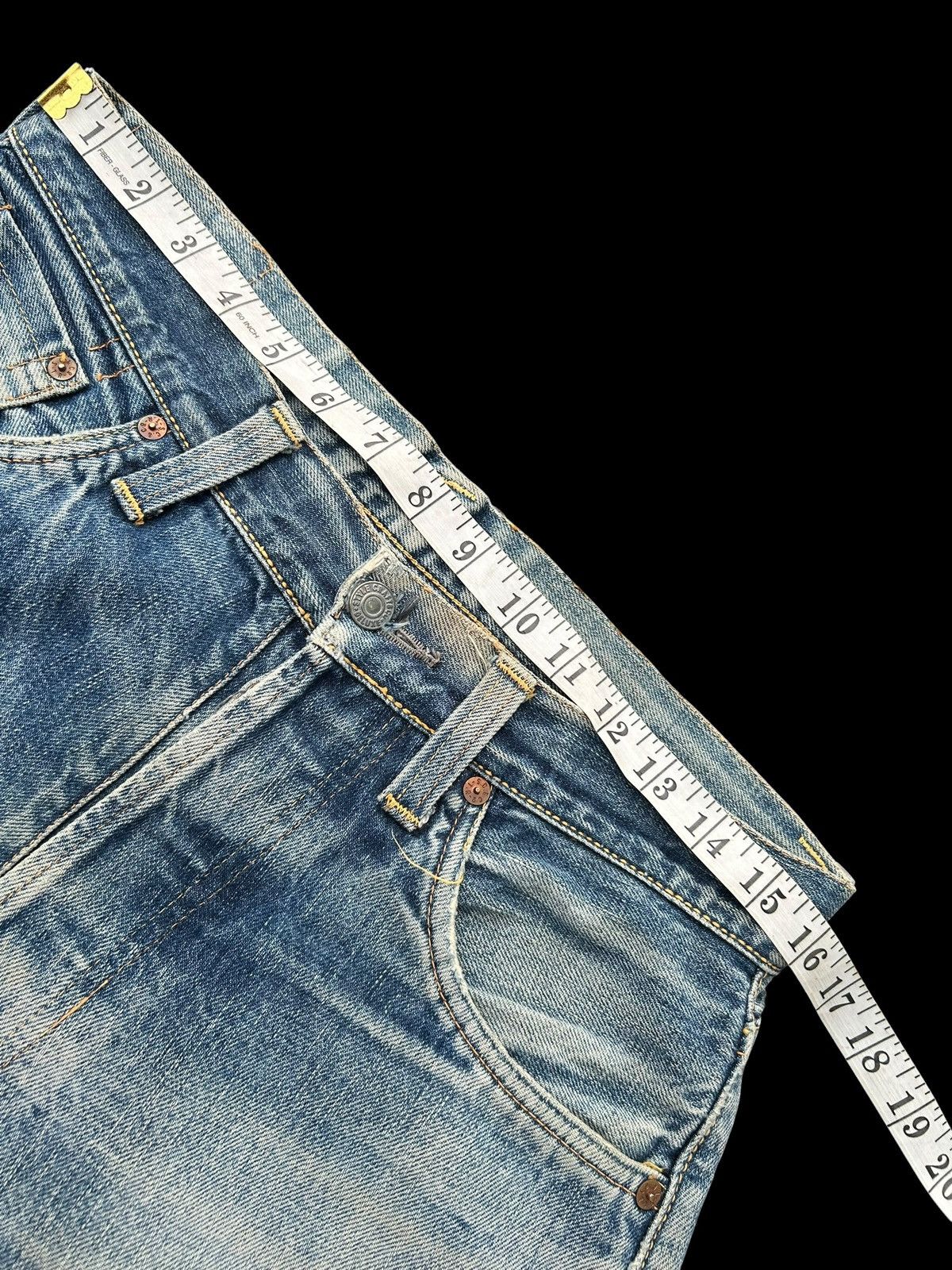 Kapital Vintage Evis Selvedge Distressed Denim Jeans Size US 32 / EU 48 - 17 Thumbnail