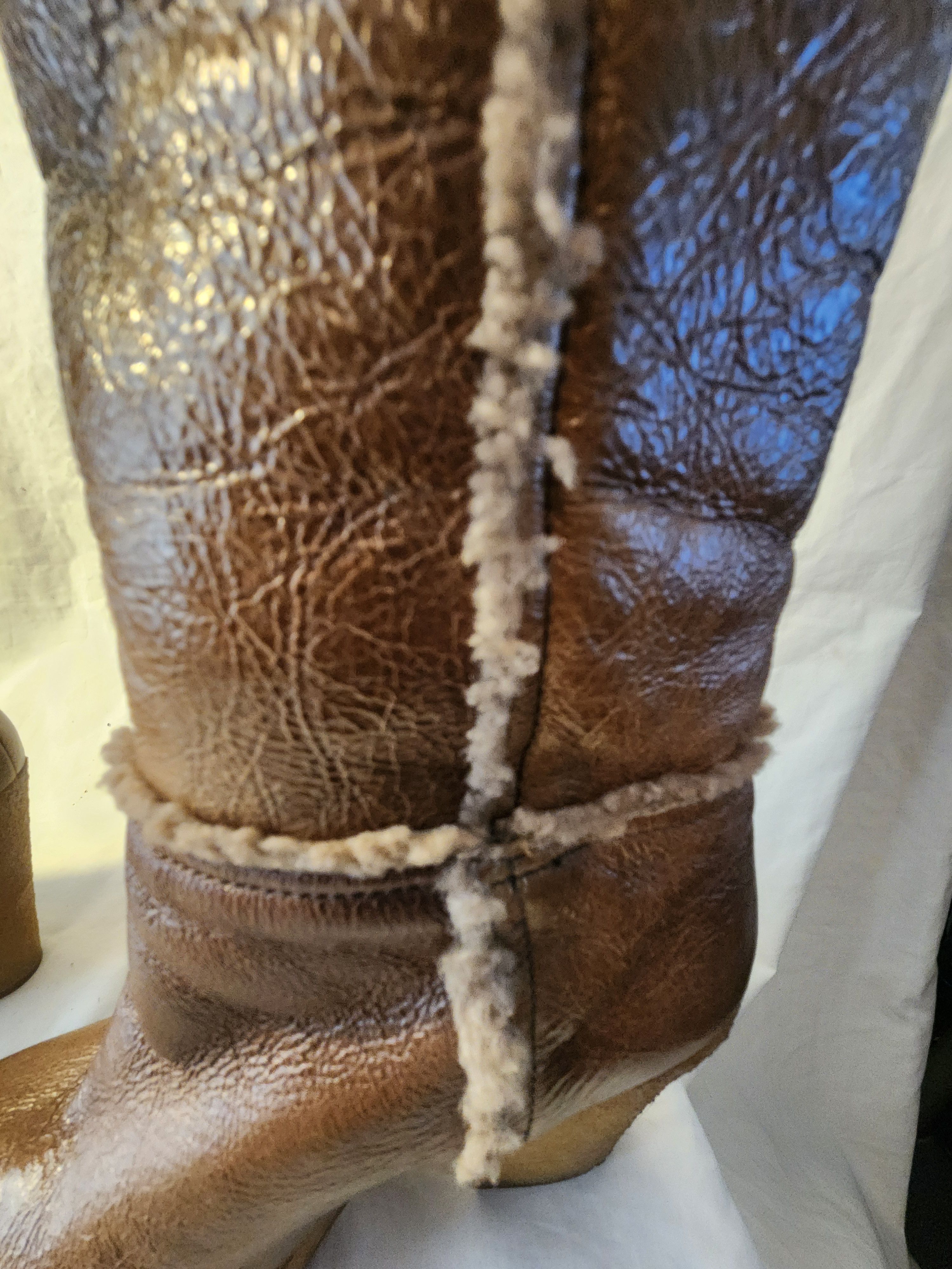 Prada sheepskin distressed Size US 7 / IT 37 - 5 Thumbnail