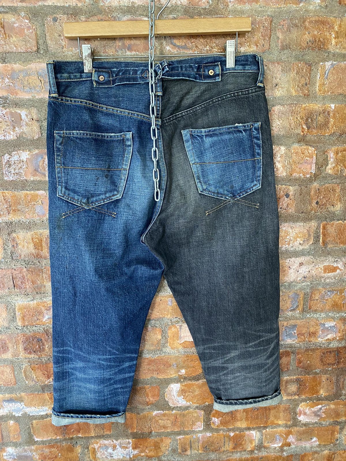 Maison MIHARA YASUHIRO 2000s Hybrid crop selvage denim Size US 32 / EU 48 - 14 Thumbnail