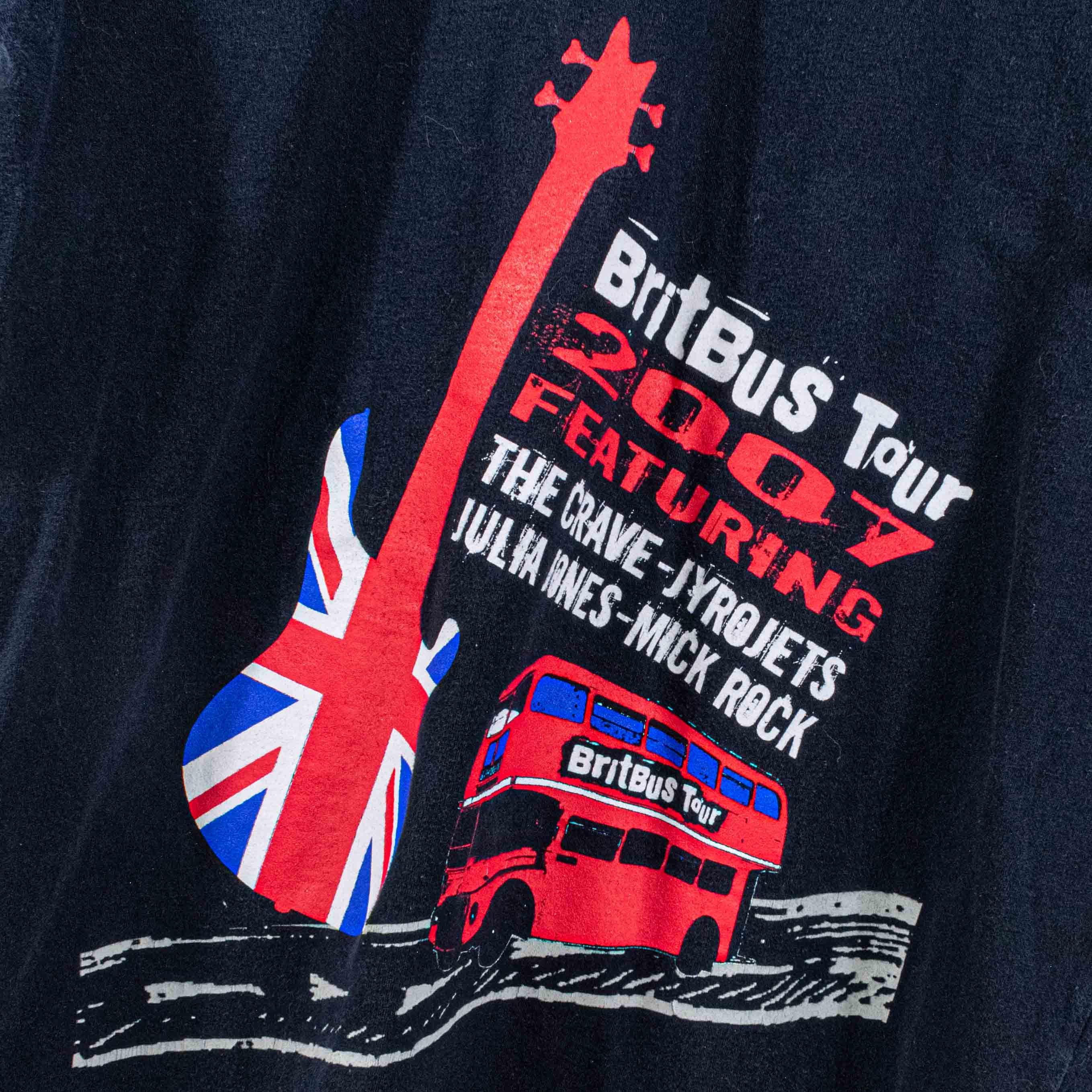 Band Tees 2007 Britbus Tour T-Shirt The Crave Jyrojets Julia Jones Size US S / EU 44-46 / 1 - 3 Thumbnail