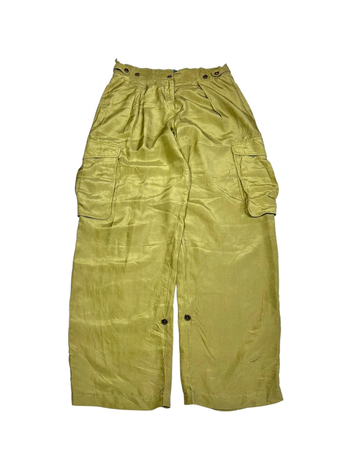 Alexander McQueen Alexander Mqueen silk cargo pants Size 28" / US 6 / IT 42 - 1 Thumbnail