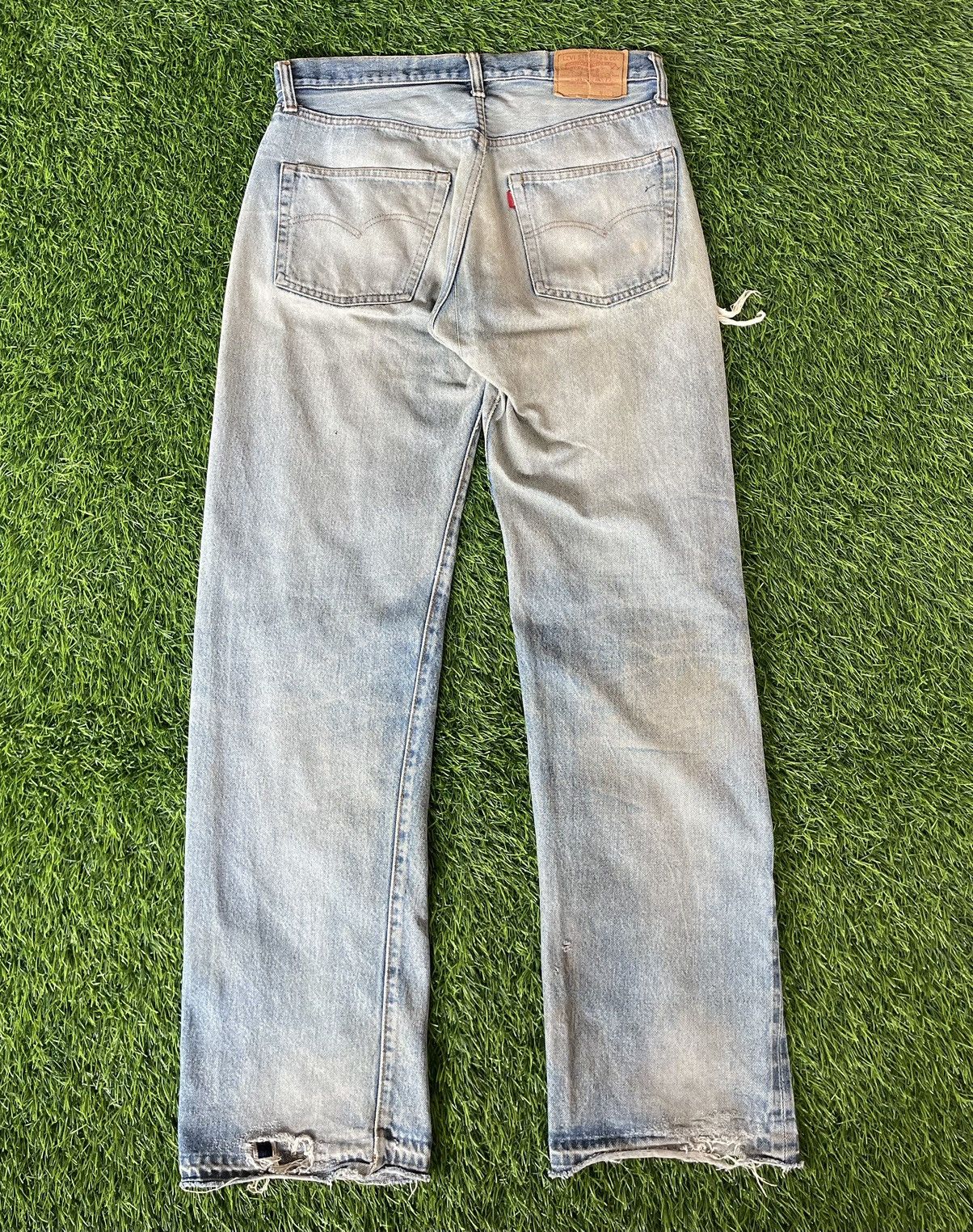 Levi's Vintage 80s🔥Levi’s 501🔥Rindem Hidden Rivets Selvedge Denim Size US 33 - 6 Thumbnail