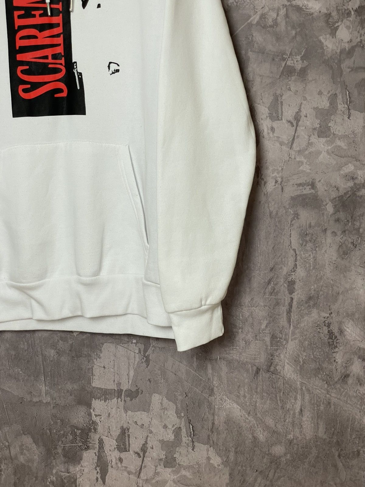 Vintage Vintage Scarface Hoodie Tony Montana Movie SCARFACE Big LOGO Size US XL / EU 56 / 4 - 4 Thumbnail