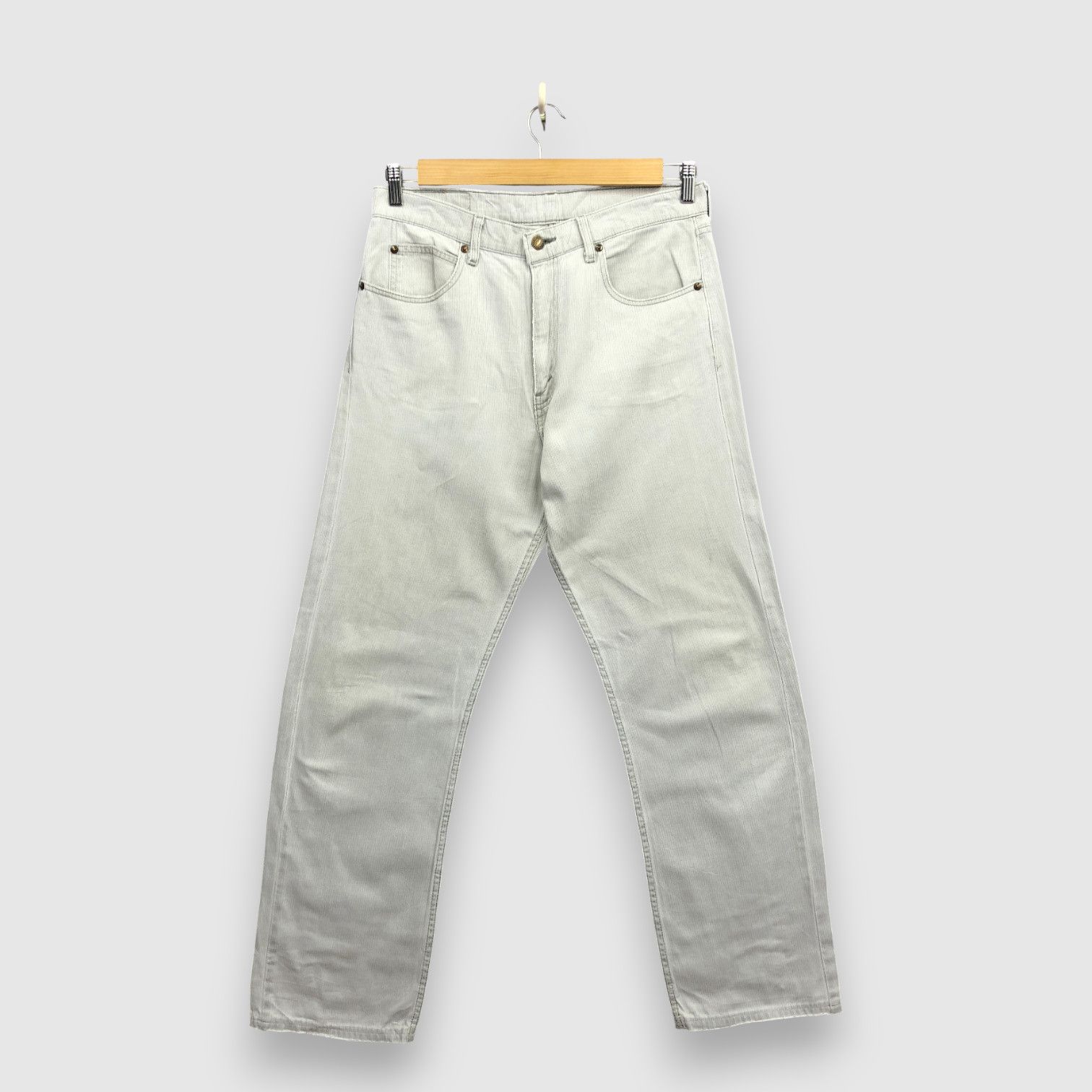 Levi's Vintage Levis 512 Corduroy Gray Jeans Faded Light Wash Denim Size US 32 / EU 48 - 1 Thumbnail