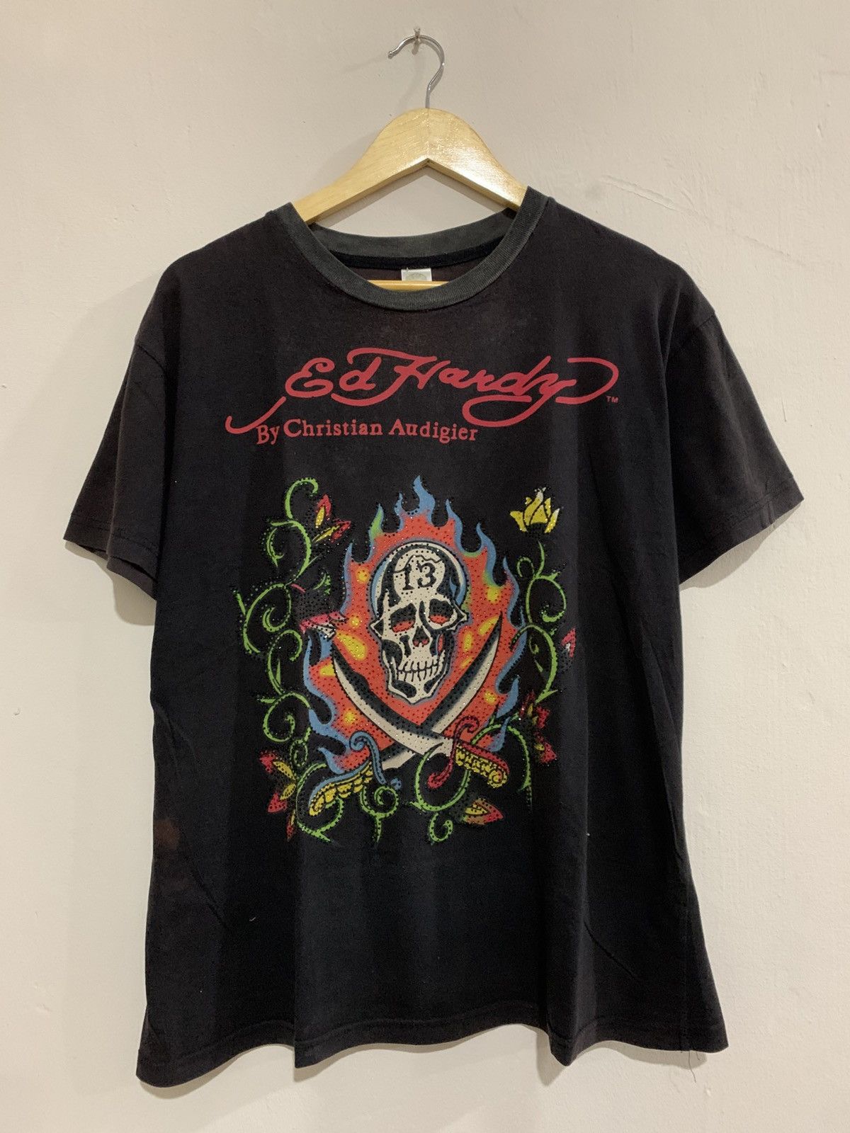 Ed Hardy Vintage Ed Hardy By Christian Audigier Skull Size US M / EU 48-50 / 2 - 1 Thumbnail