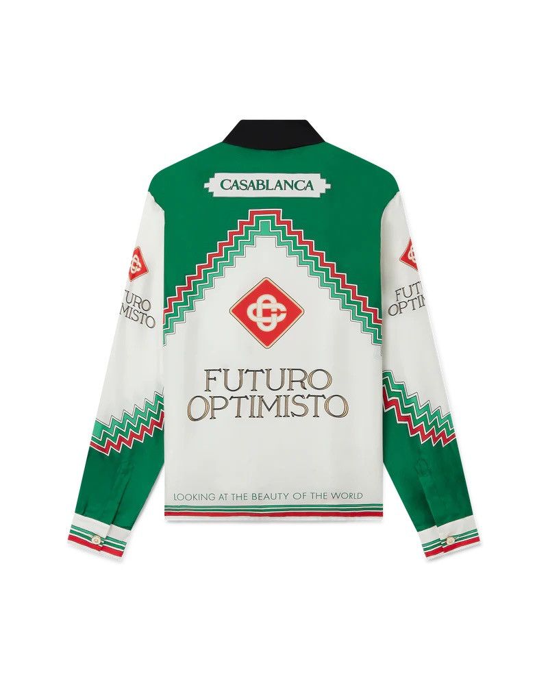 Casablanca CASABLANCA Futuro Optimisto Silk Shirt Size US S / EU 44-46 / 1 - 7 Thumbnail