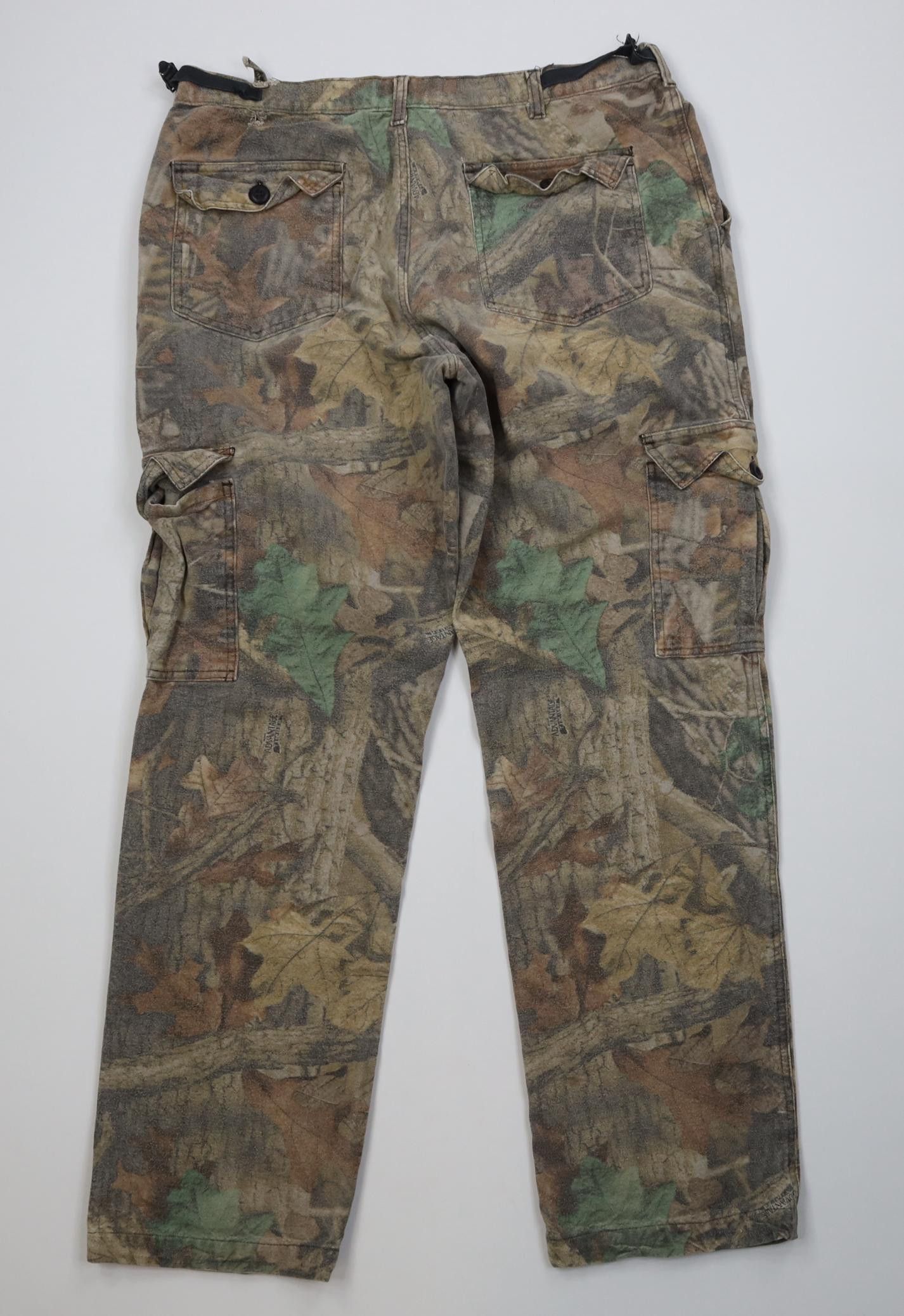 Vintage Vintage 90s Streetwear Chamois Wide Leg Cargo Pants Size US 36 / EU 52 - 9 Thumbnail