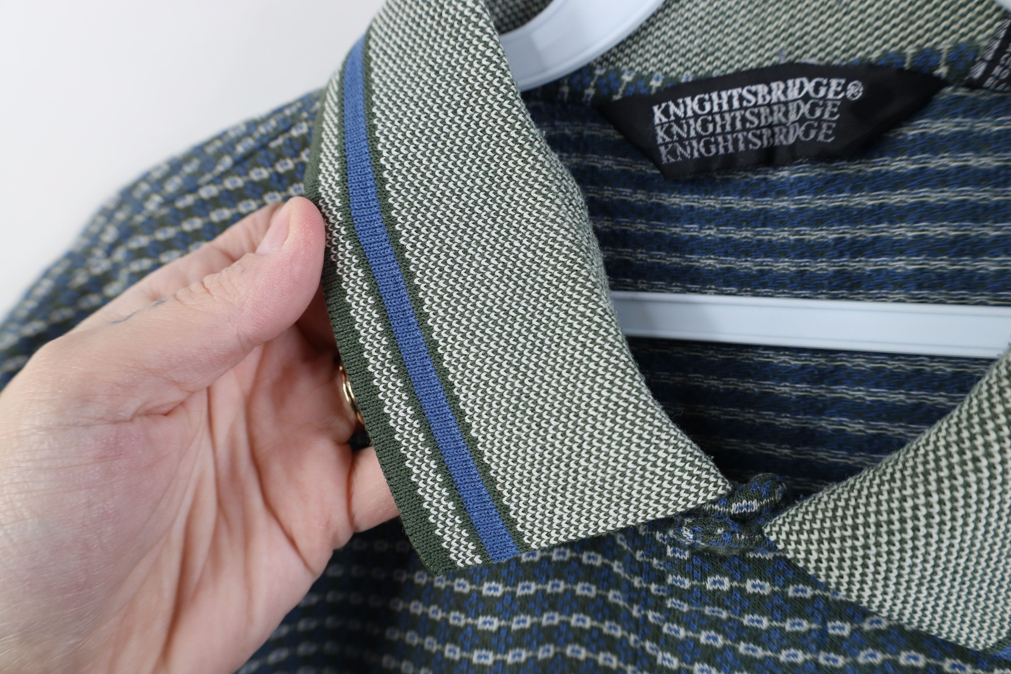 Vintage Vintage 90s Streetwear Knit Collared Golf Polo Shirt Size US L / EU 52-54 / 3 - 5 Thumbnail
