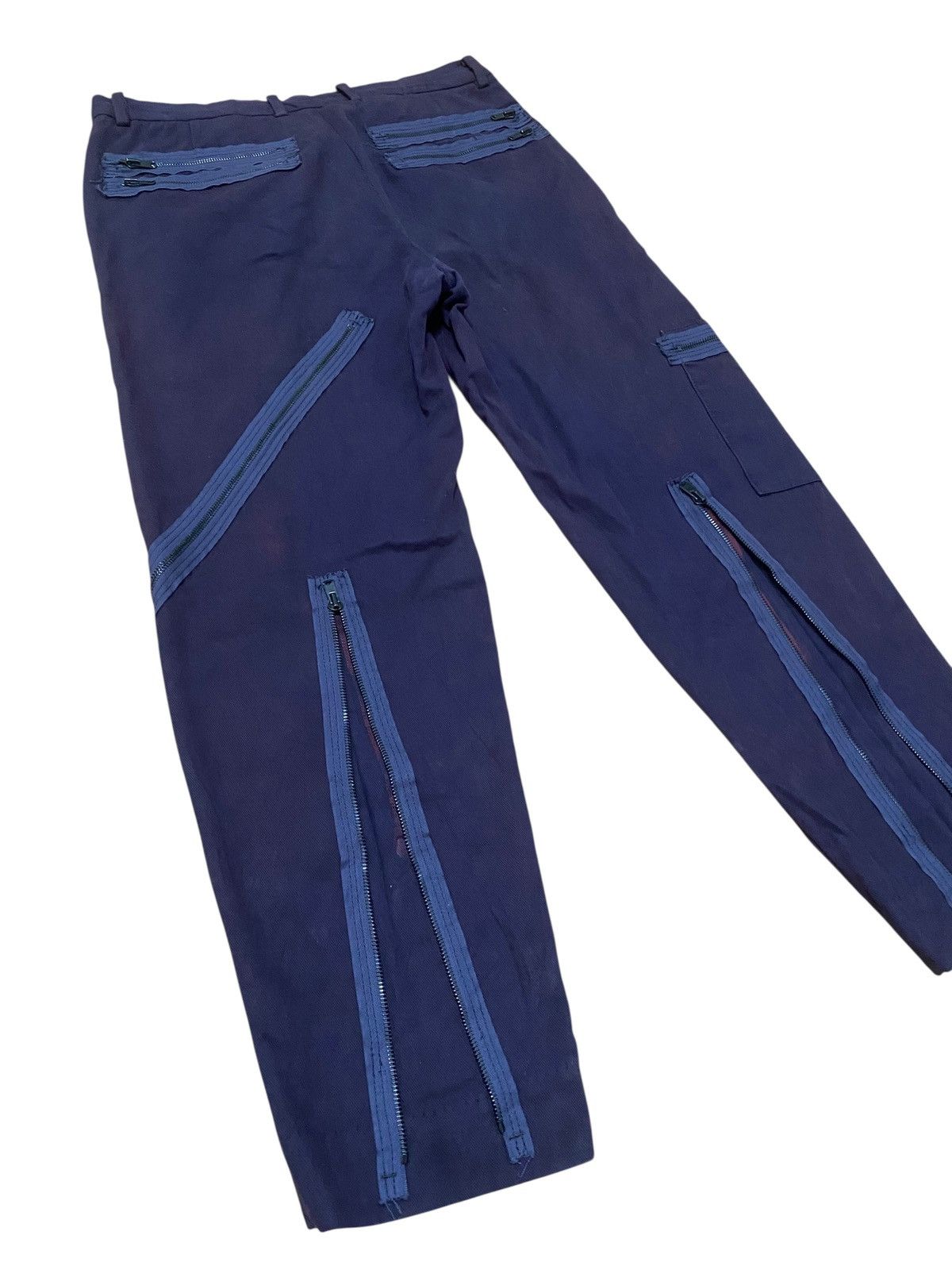 Number (N)ine 🔥Rarely🔥AW2003 number (n)ine bondage multizip pants sunfaded Size US 32 / EU 48 - 2 Thumbnail