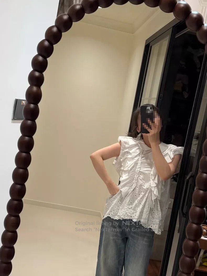 Comme des Garcons Comme Des Garcons Embroidered Cut-Out Vest Top Size S / US 4 / IT 40 - 9 Thumbnail