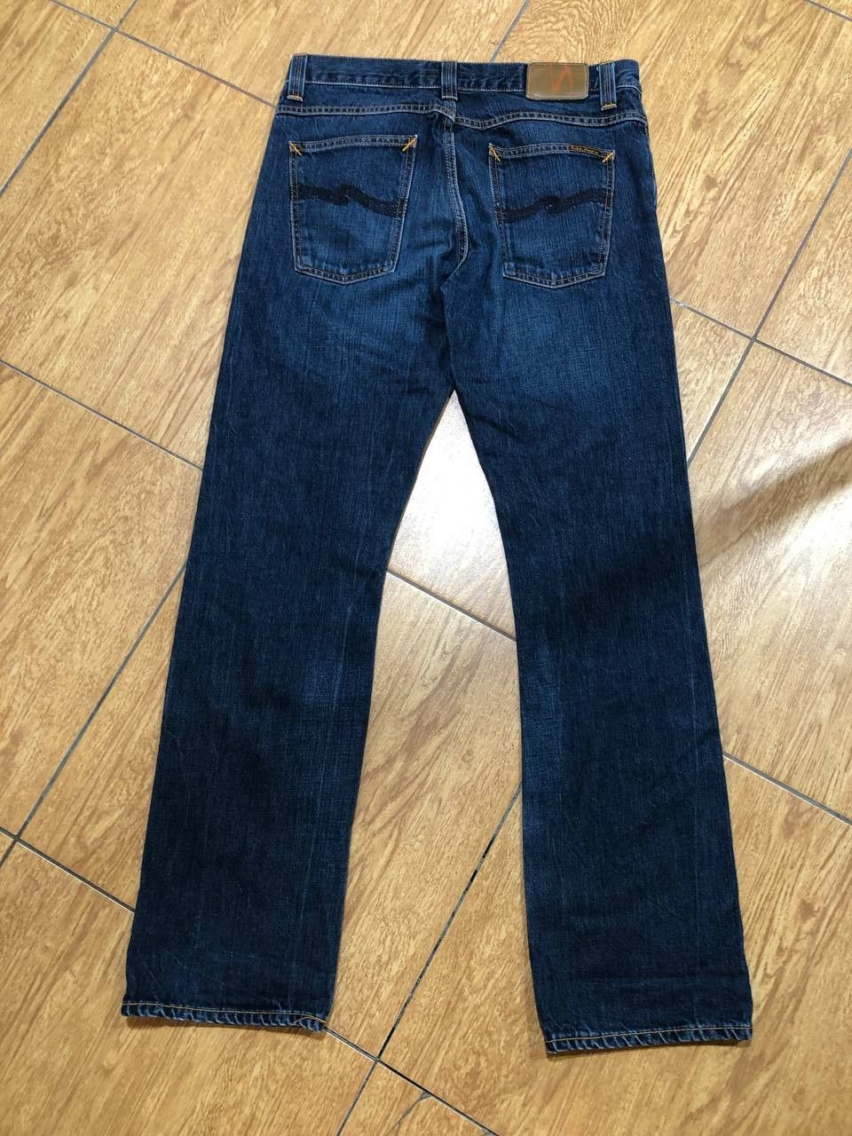 Nudie Jeans Vintage Nudie Jeans Men's Distressed Button Fly Dark Size US 33 - 7 Thumbnail