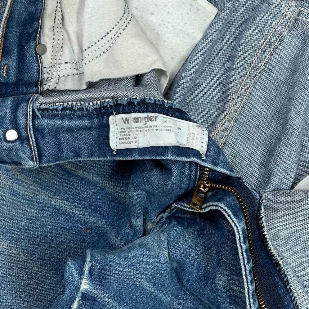 Wrangler Vintage 90s Wrangler Jeans 36x30 Straight Fit Medium Wash Size US 36 / EU 52 - 4 Thumbnail