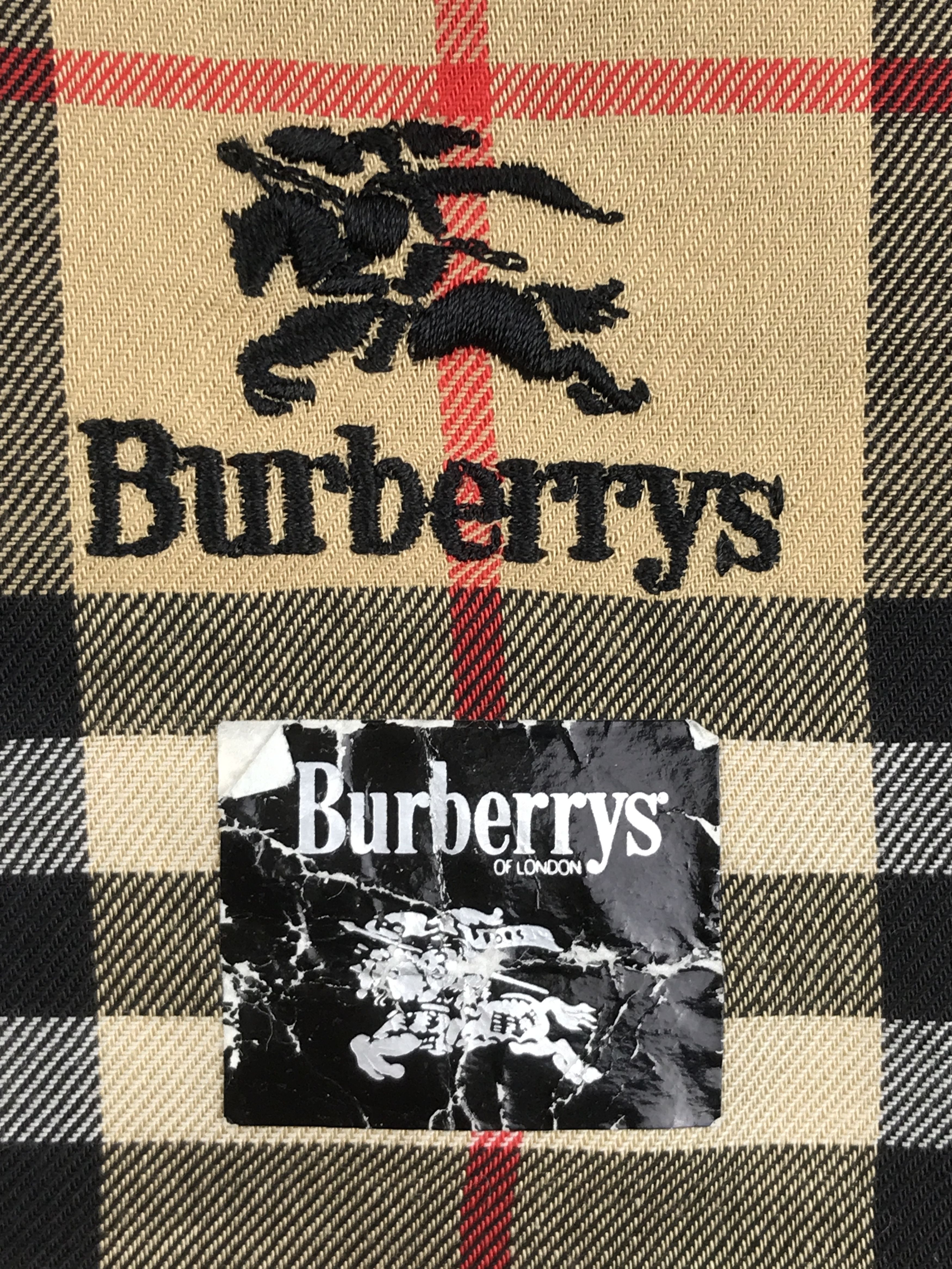 Burberry × Vintage Vintage Burberry Nova Check Bandana Neckerchief Handkerchief Size ONE SIZE - 6 Thumbnail