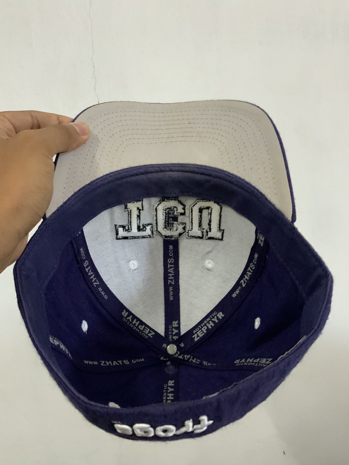Japanese Brand Zephyr TCU Frogs Spellout 7 3/8 Fitted Hat Size ONE SIZE - 8 Thumbnail