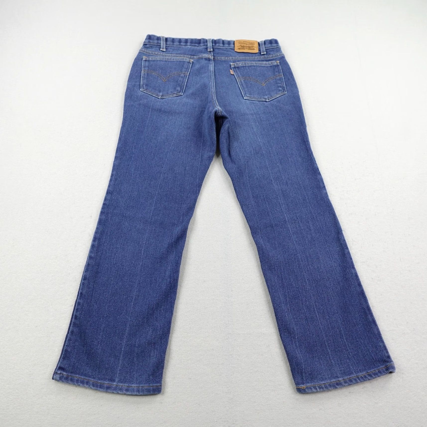 Levi's Vintage Levis Jeans Mens 36x30 Blue Denim 547 Brown Tab Faded Straight Leg Y2K Leather? Size US 36 / EU 52 - 5 Thumbnail