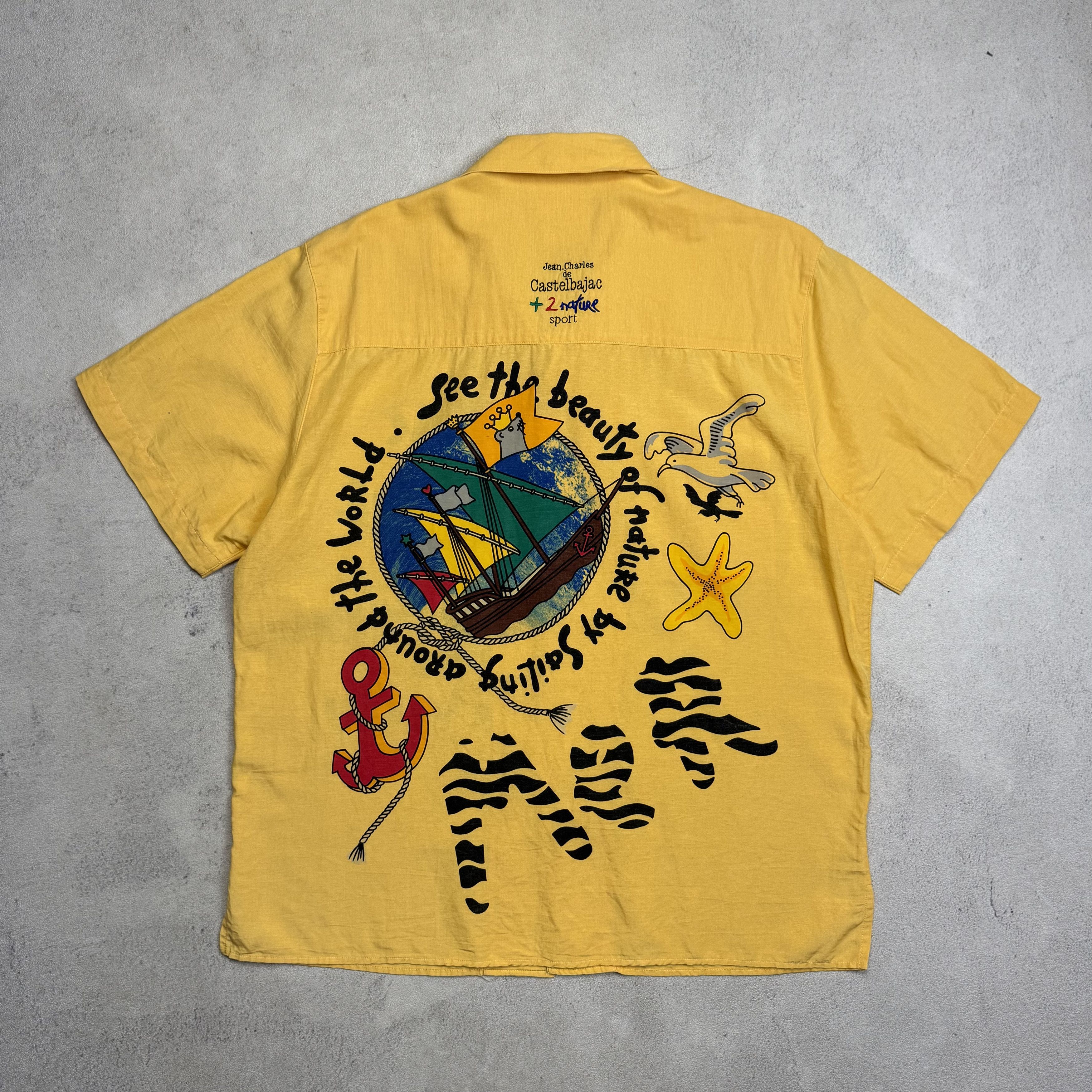 Jean Charles De Castelbajac Vintage Jean Charles De Castelbajac Shirt Size US L / EU 52-54 / 3 - 1 Thumbnail