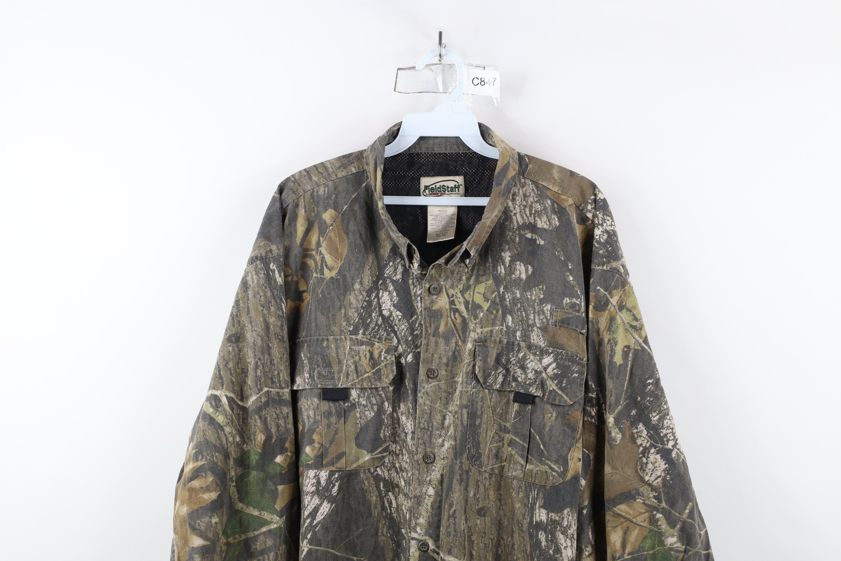 Vintage Vintage Y2K Streetwear Camouflage Collared Button Shirt Size US XL / EU 56 / 4 - 2 Thumbnail