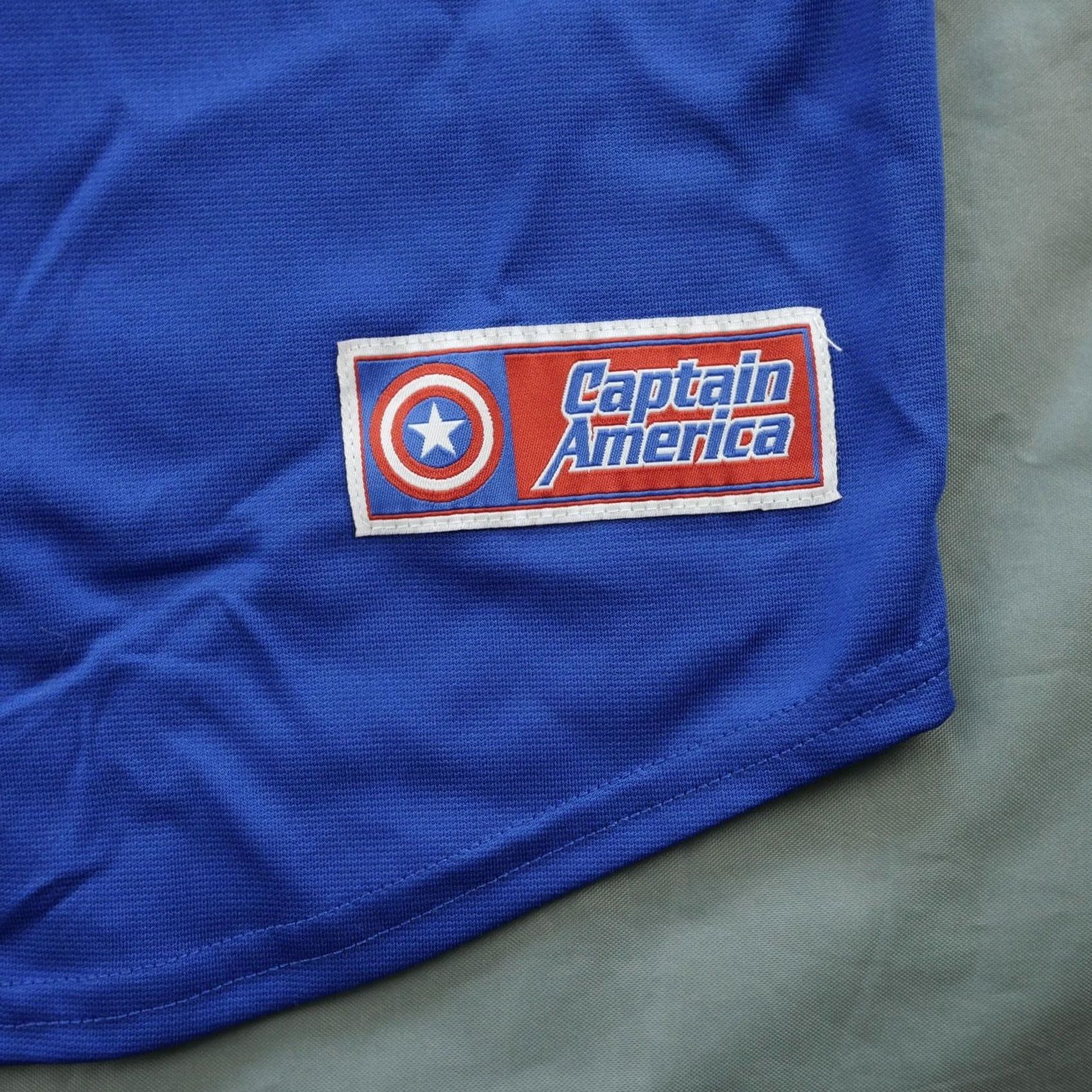 Vintage Marvel Captain America Shirt Mens Large Baseball Jersey Button Up Mad Engine Size US L / EU 52-54 / 3 - 3 Thumbnail