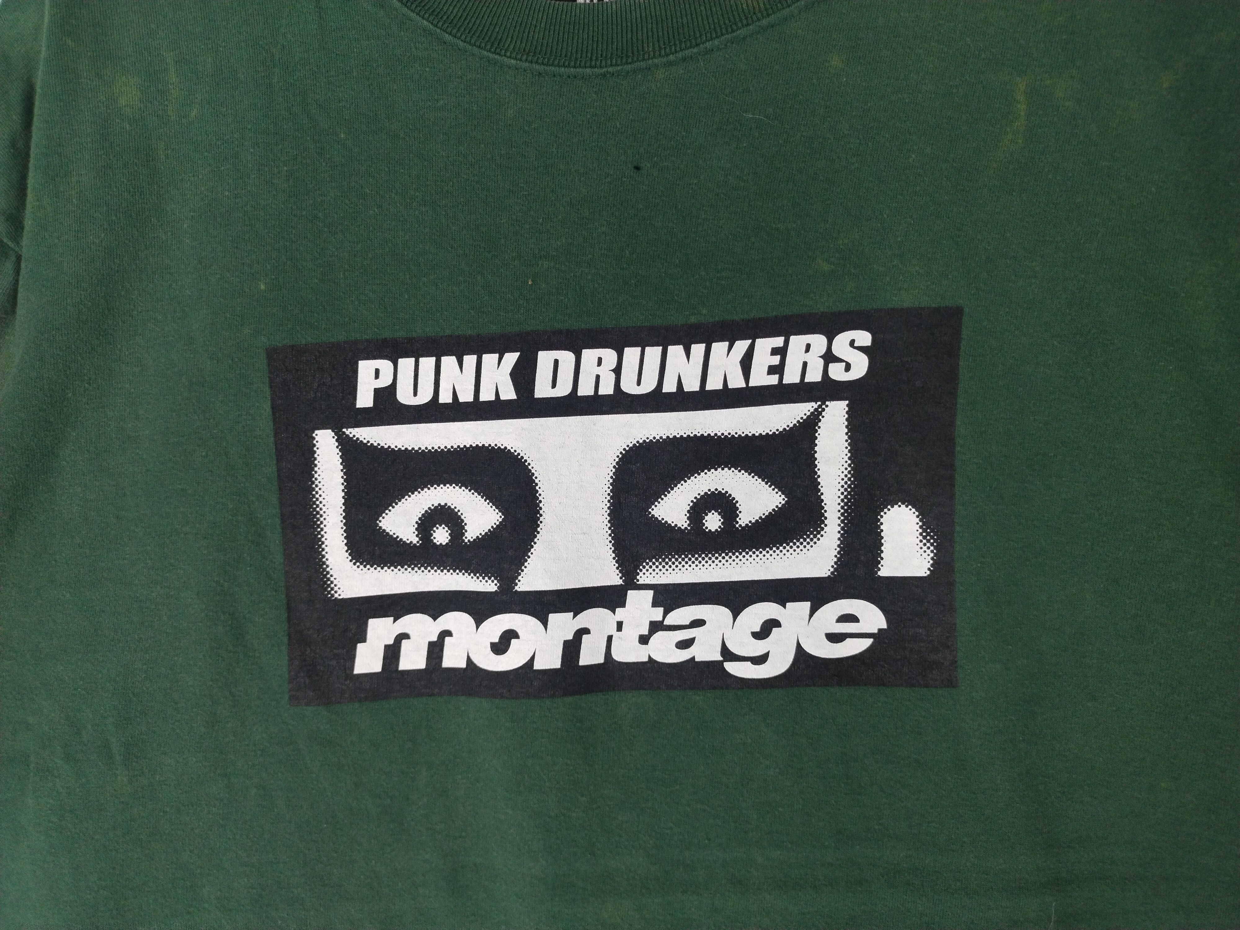 Japanese Brand Vintage Montage Punk Drunkers Shirt Rare Size US M / EU 48-50 / 2 - 3 Thumbnail
