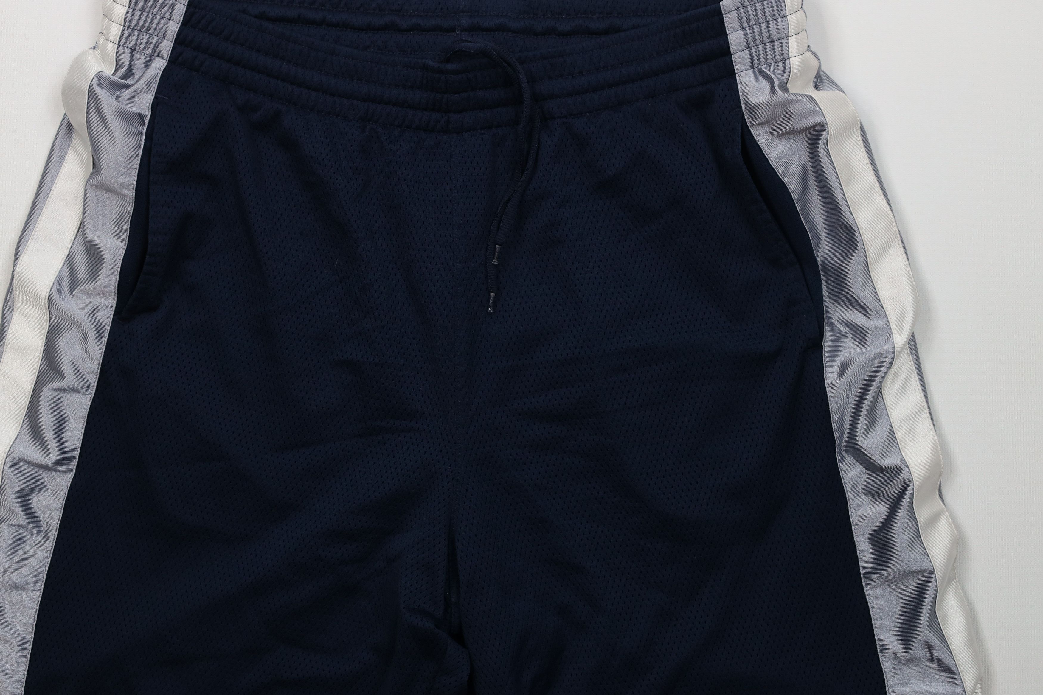 Nike Vintage Nike Mini Swoosh Heavy Mesh Basketball Shorts Blue Size US 36 / EU 52 - 3 Thumbnail