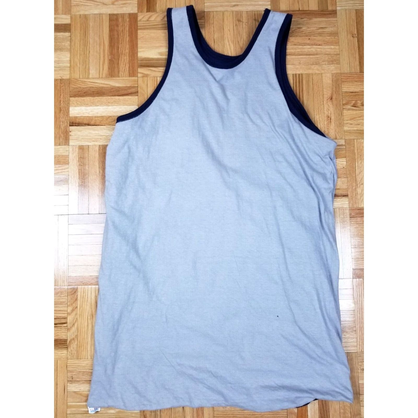 Champion VINTAGE USA Champion BLUE BAR 2 PLY TANK TOP MEN'S XLARGE T-Shirt Size US XL / EU 56 / 4 - 8 Thumbnail