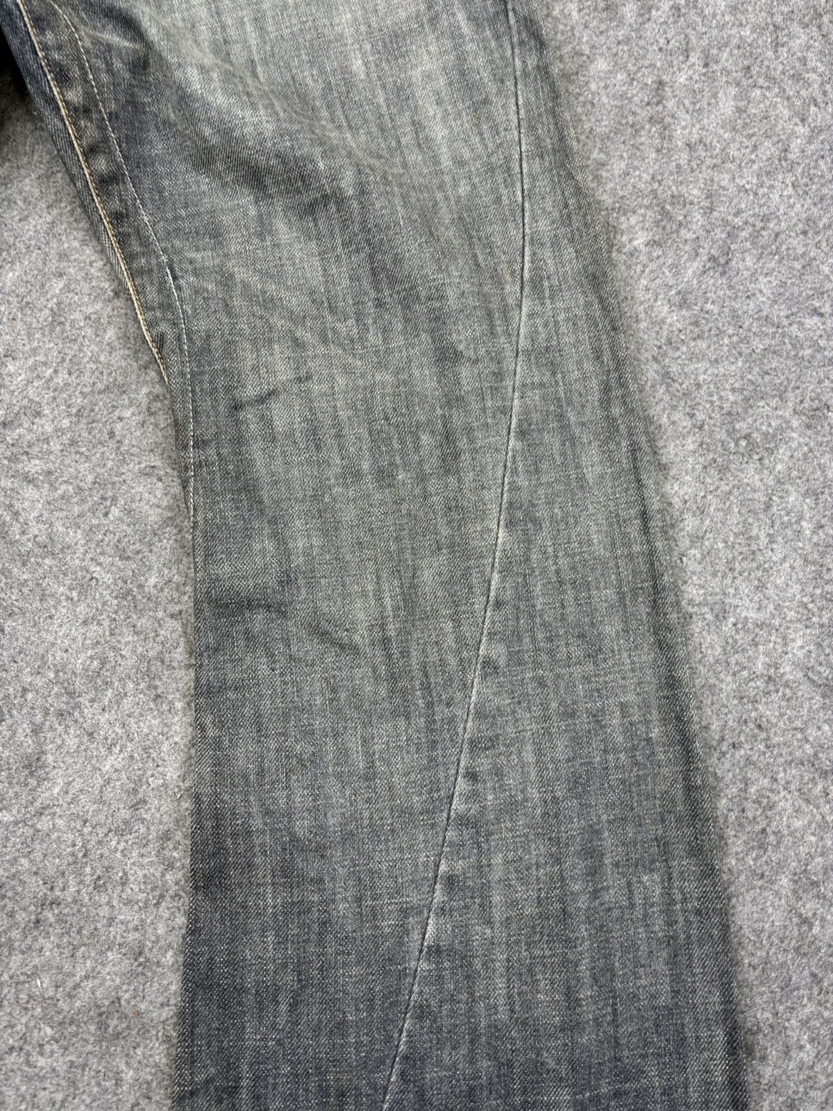 Japanese Brand 💥Flare💥Buona Giornata Twisted Leg Flare Denim F921 Size US 32 / EU 48 - 8 Thumbnail