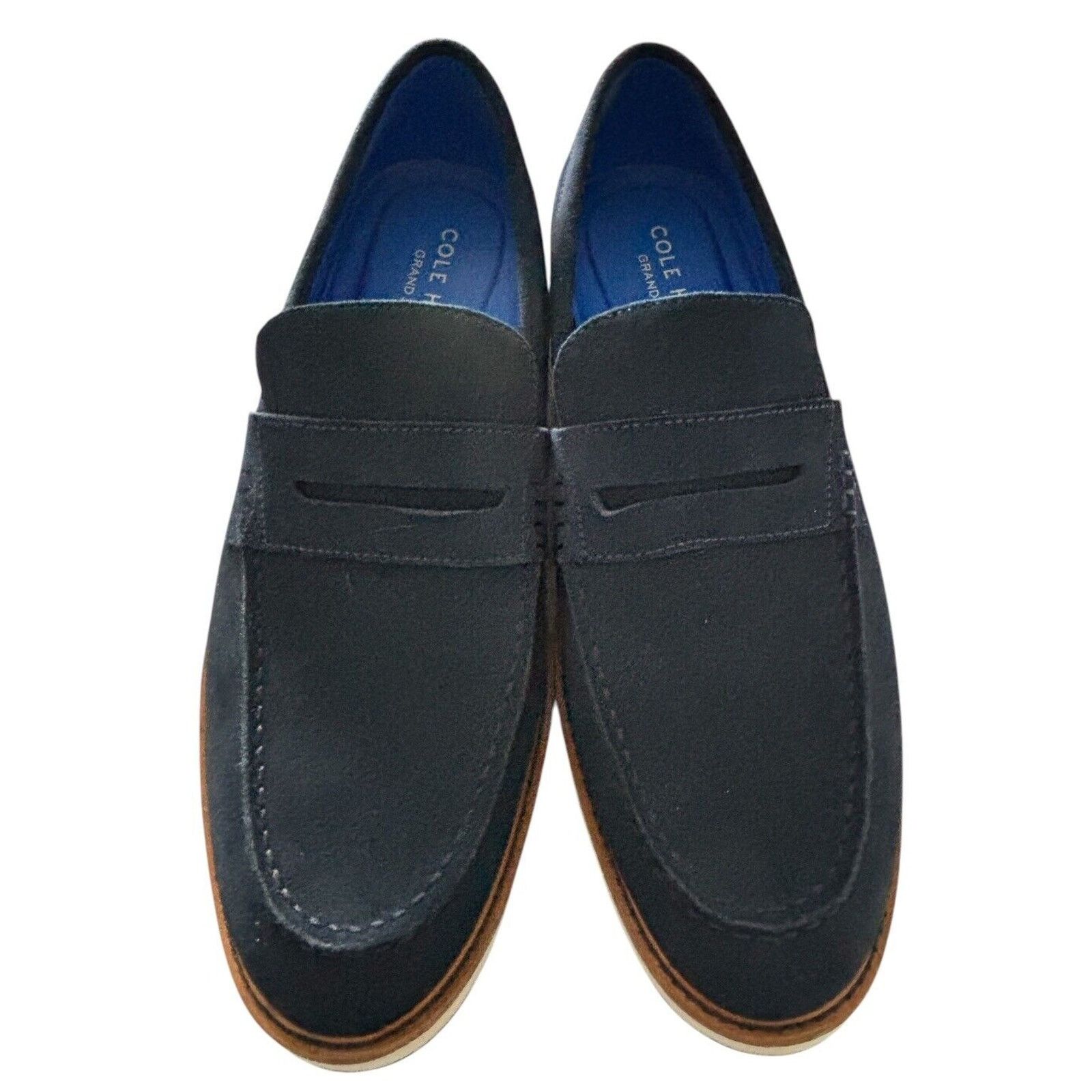 Cole Haan Cole Haan Osborn Grand 360 Penny Loafer 11.5 M C38245 Blue Size US 11.5 / EU 44-45 - 2 Thumbnail