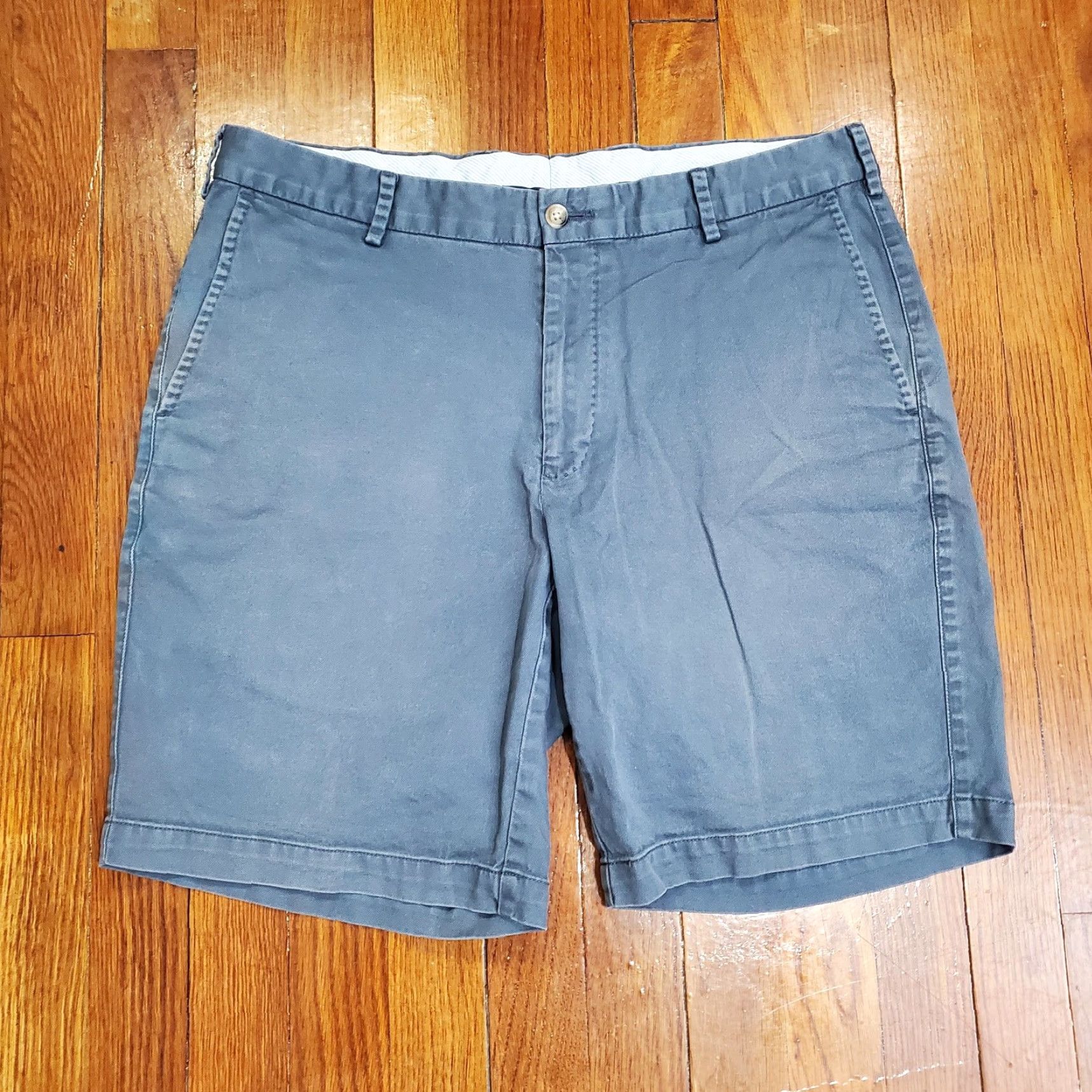 Peter Millar Peter Millar Shorts Mens 34 Blue Chino Flat Front Stretch Casual 10 Inseam Golf Size US 34 / EU 50 - 3 Thumbnail