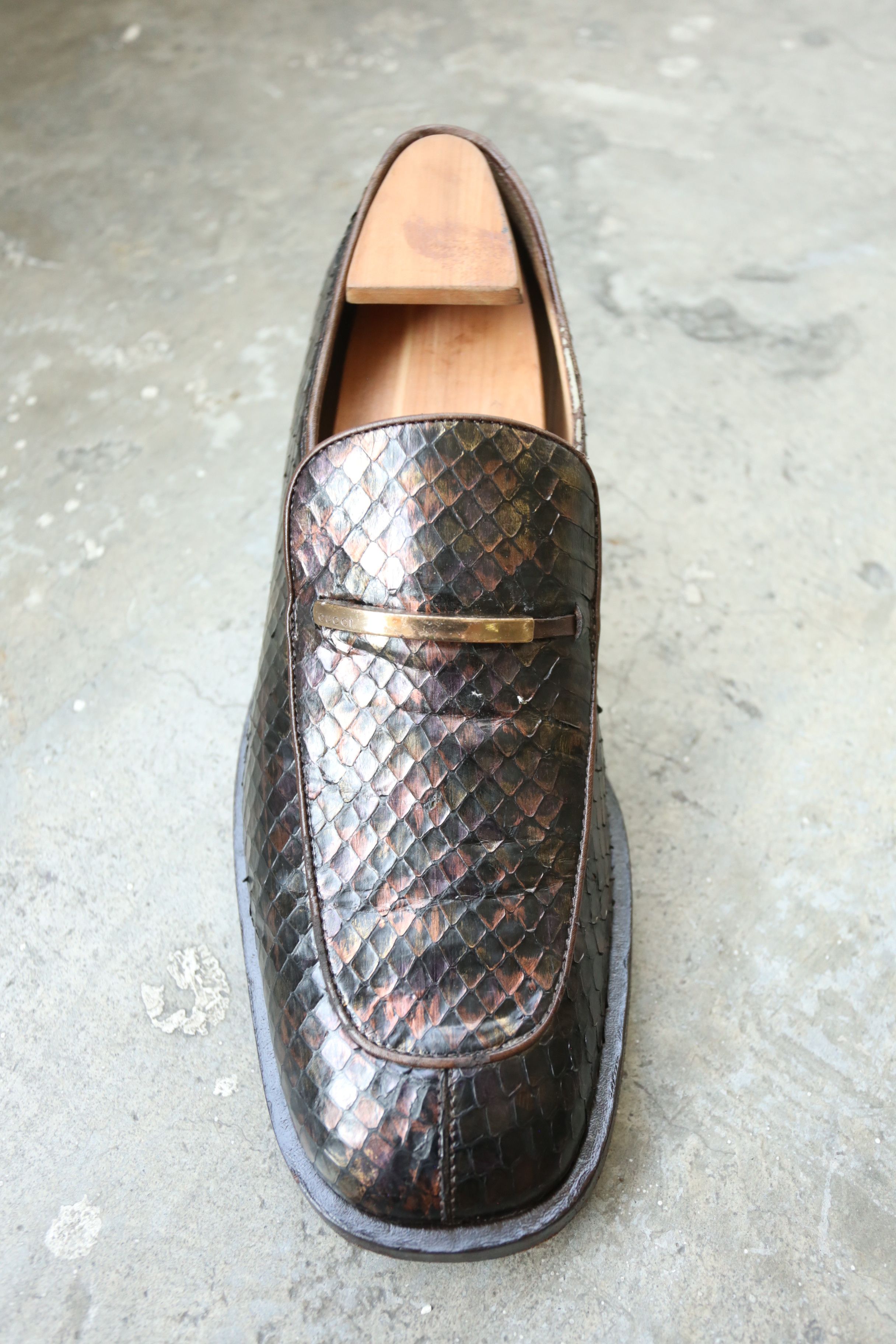 Gucci Gucci - Tom Ford - S/S 97 - Pythonskin Loafers Size US 9.5 / EU 42-43 - 5 Thumbnail