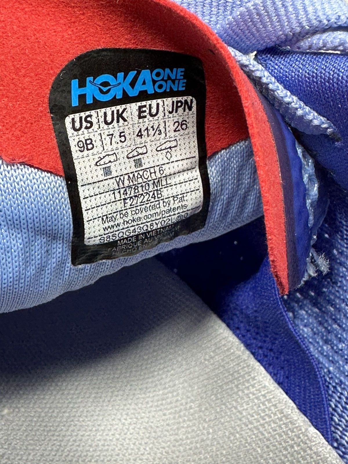 Hoka Hoka Mach 6 Running Shoes Womens Size 9B Size US 9 / IT 39 - 8 Thumbnail