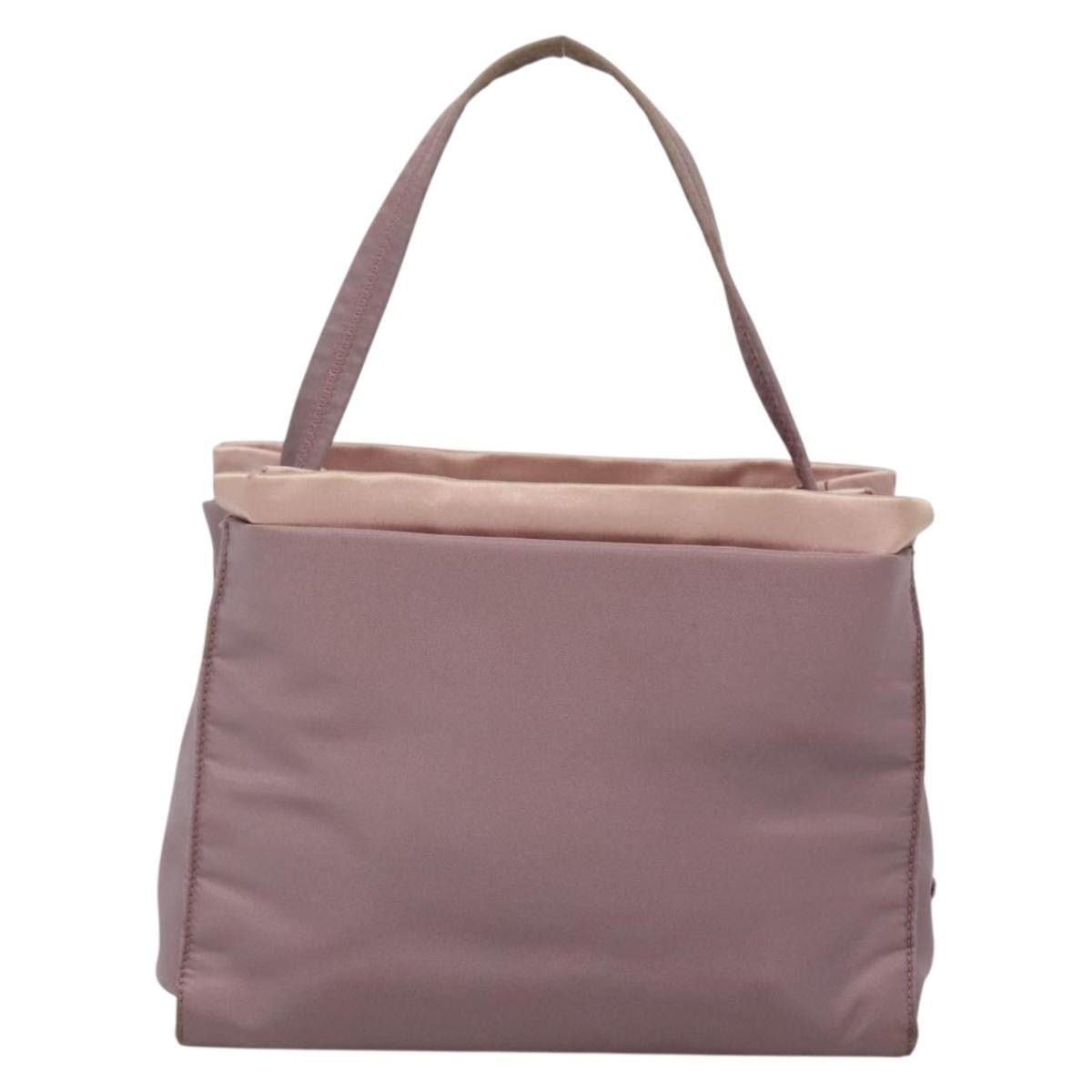 Prada PRADA Hand Bag Nylon Pink Size ONE SIZE - 3 Thumbnail