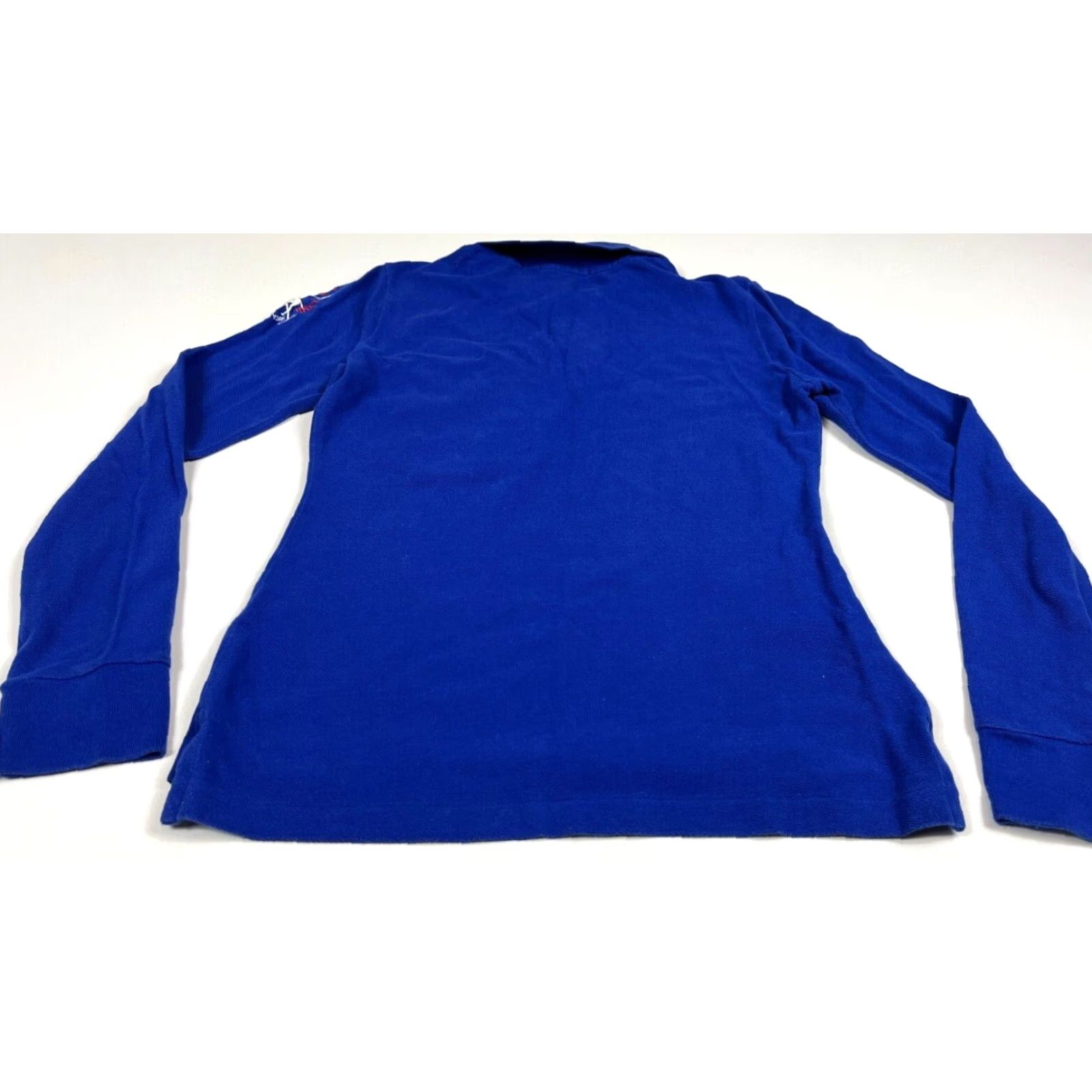 Ralph Lauren Ralph Lauren Women's The Skinny Polo Shirt Long Sleeve Embroidered Sz M Blue Polo Regular Women’s XS? Size M / US 6-8 / IT 42-44 - 4 Thumbnail