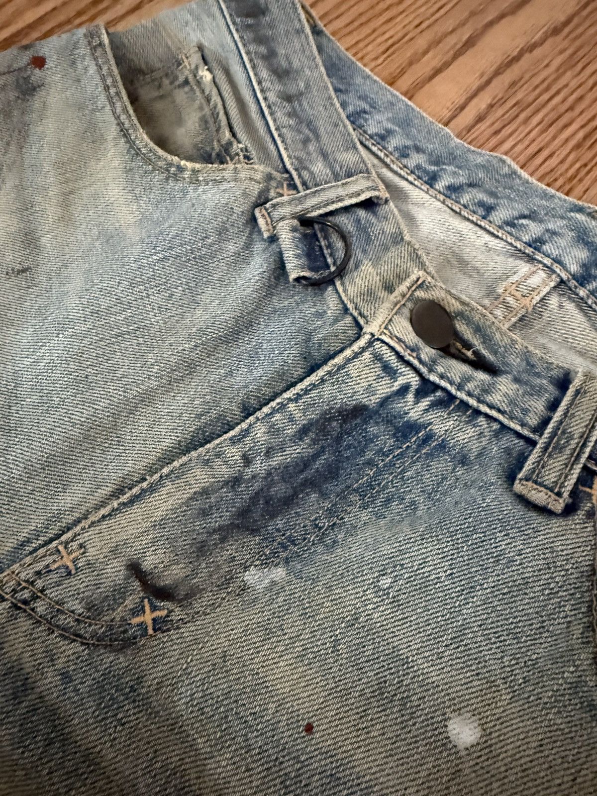Number (N)ine Number (N)ine SS06 Paint Splatter Denim Size US 29 - 4 Thumbnail