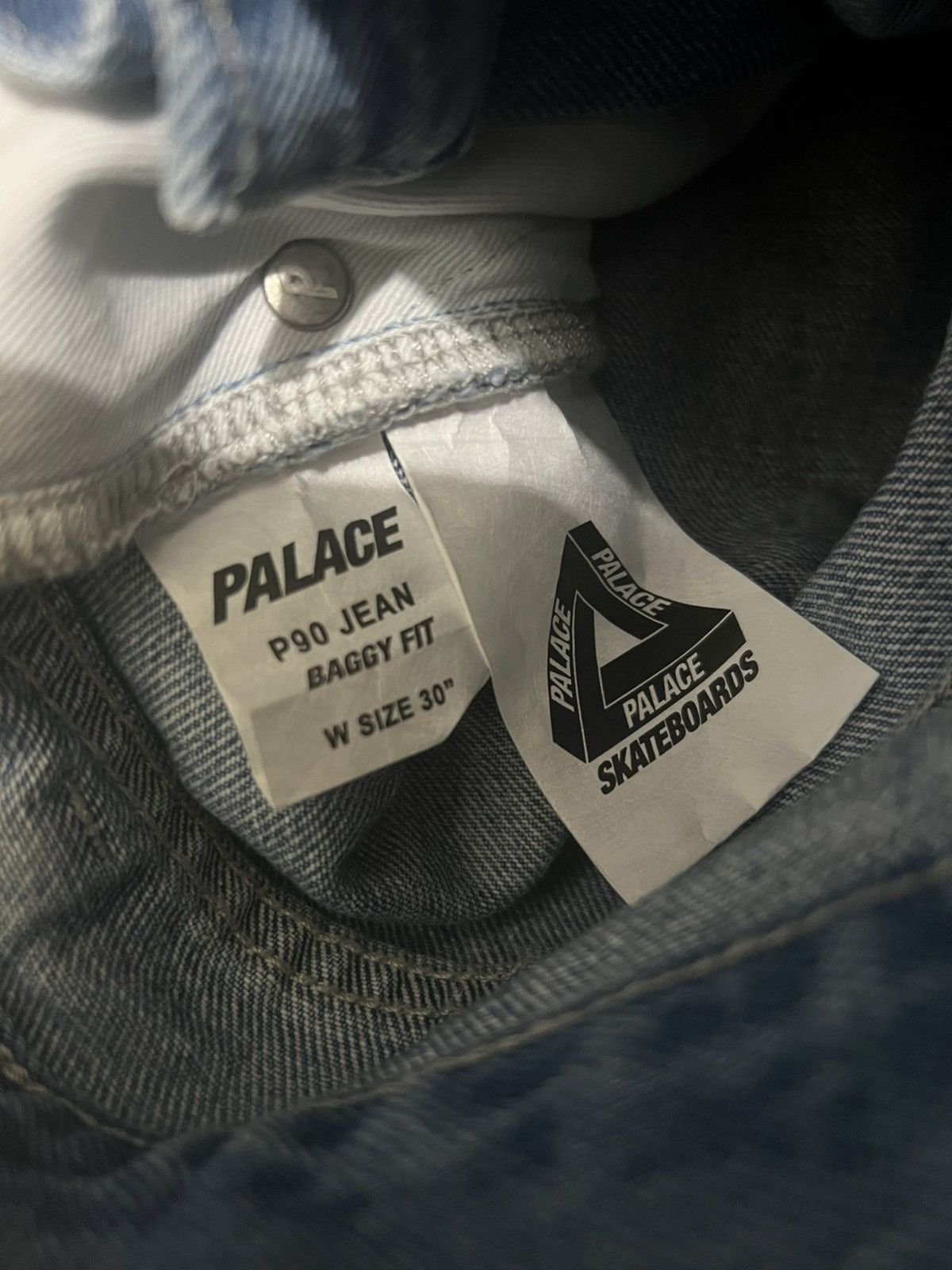 Palace Palace FW25 P90 Script Jean Distressed Size US 30 / EU 46 - 8 Thumbnail