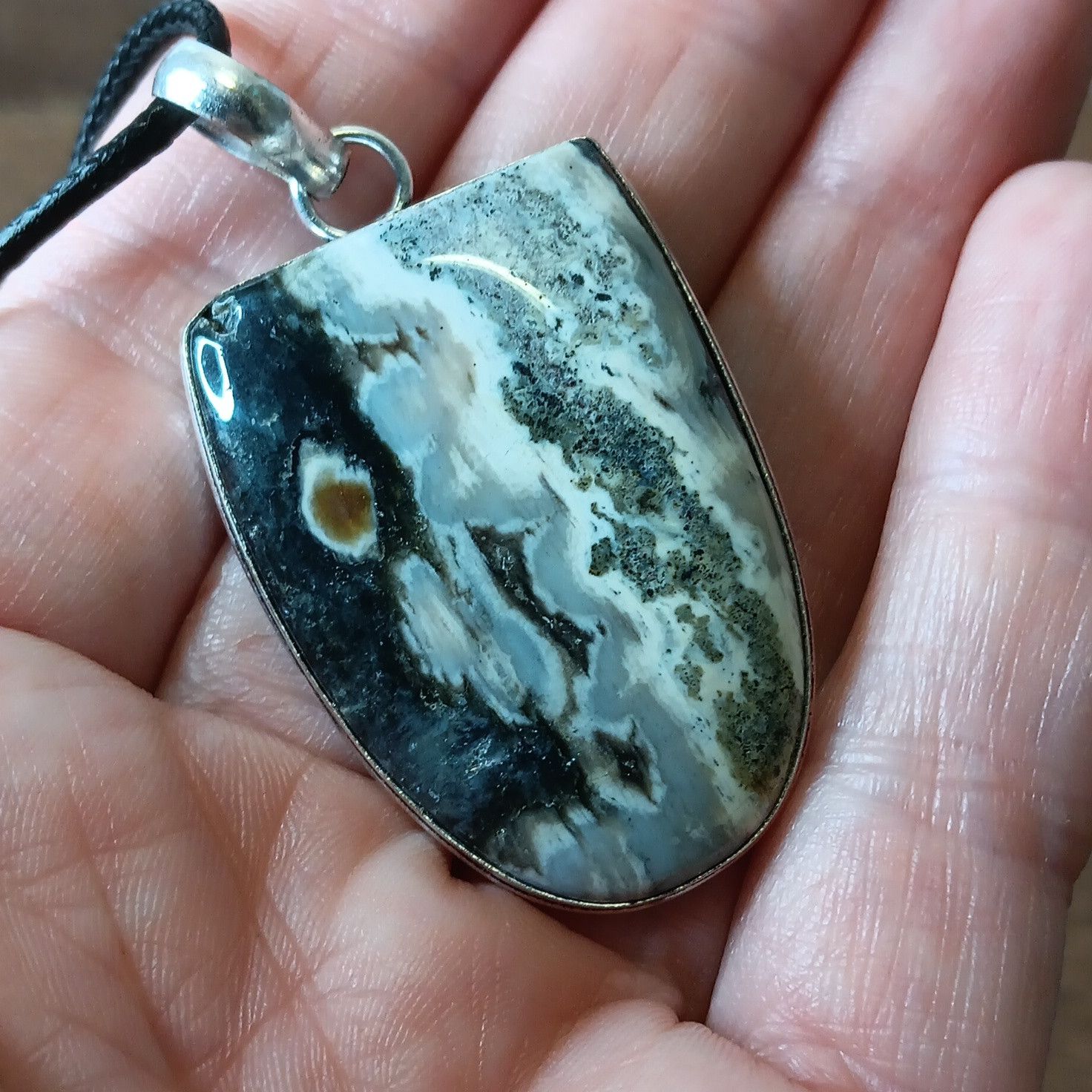 Other Ocean Jasper gemstone pendant necklace Size ONE SIZE - 5 Thumbnail
