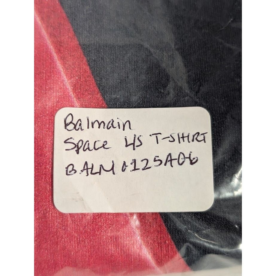 Balmain o1rshd1 Q:2 / Space Long Sleeve T-Shirt in Multicolor Size US M / EU 48-50 / 2 - 18 Thumbnail