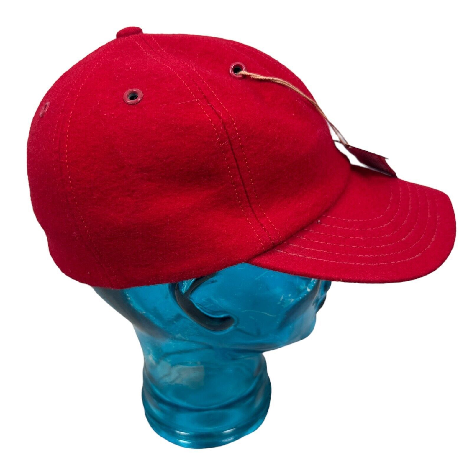 Other Vintage Harvard Sports Headwear Fitted Hat 7 3/8 Red Leather Size ONE SIZE - 2 Thumbnail